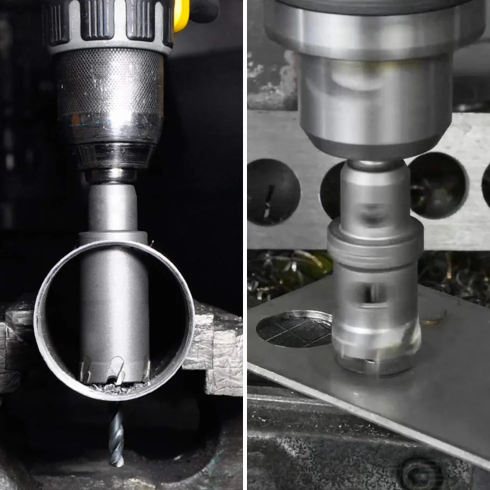 Sega a tazza LAIWEI 50 mm punta in metallo duro per fori in acciaio inox