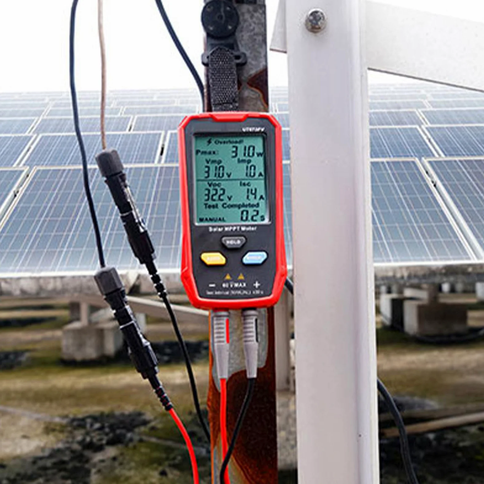Multimetro fotovoltaico Tester per pannelli solari MPPT Meter Strumento di risoluzione dei problemi a circuito aperto per tester del pannello di prova