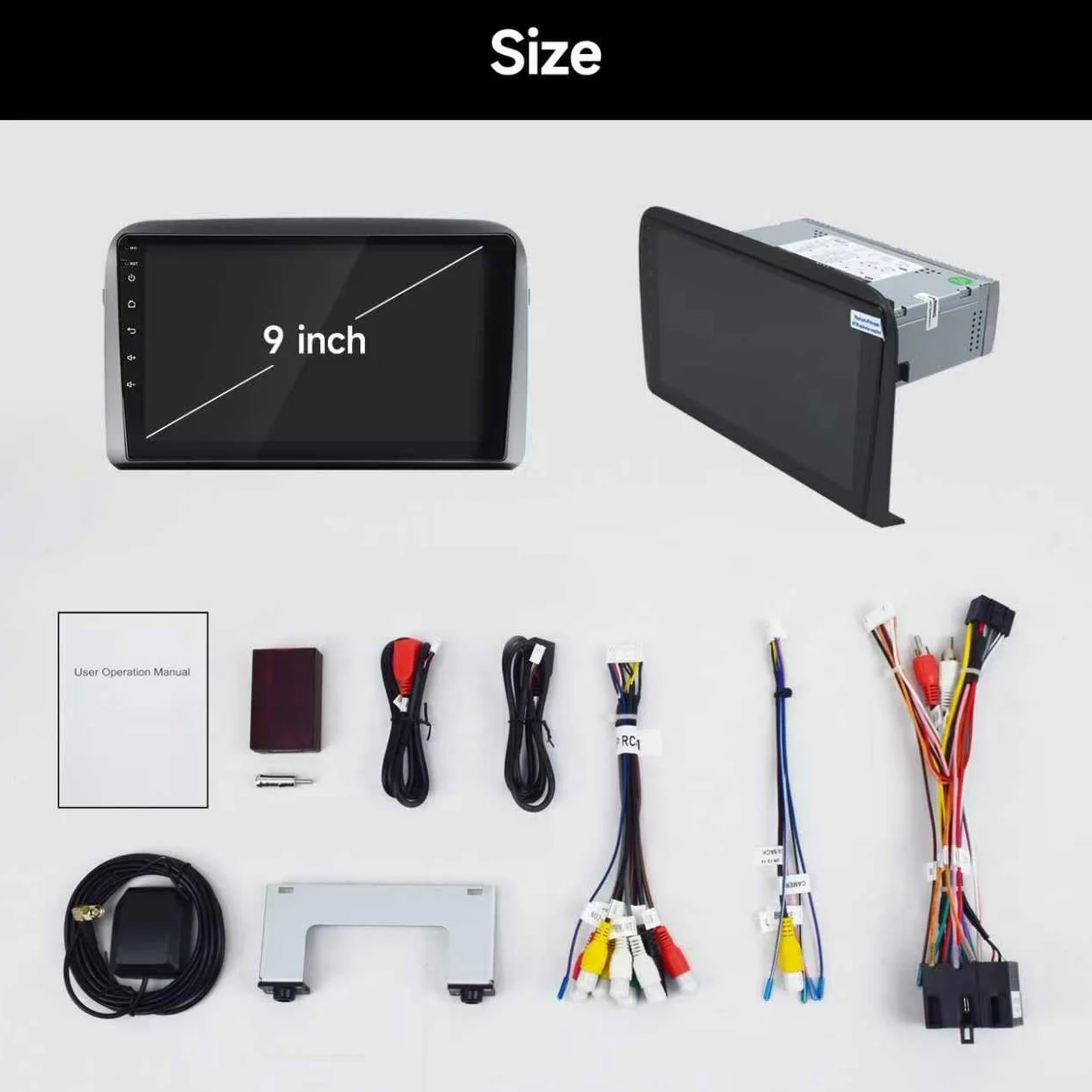 Autoradio Android 9 Pollici per Fiat Croma | CarPlay & Android Auto, Navigatore GPS, Bluetooth, WiFi, Schermo Touch HD, 4GB RAM + 32GB ROM 2005-2012