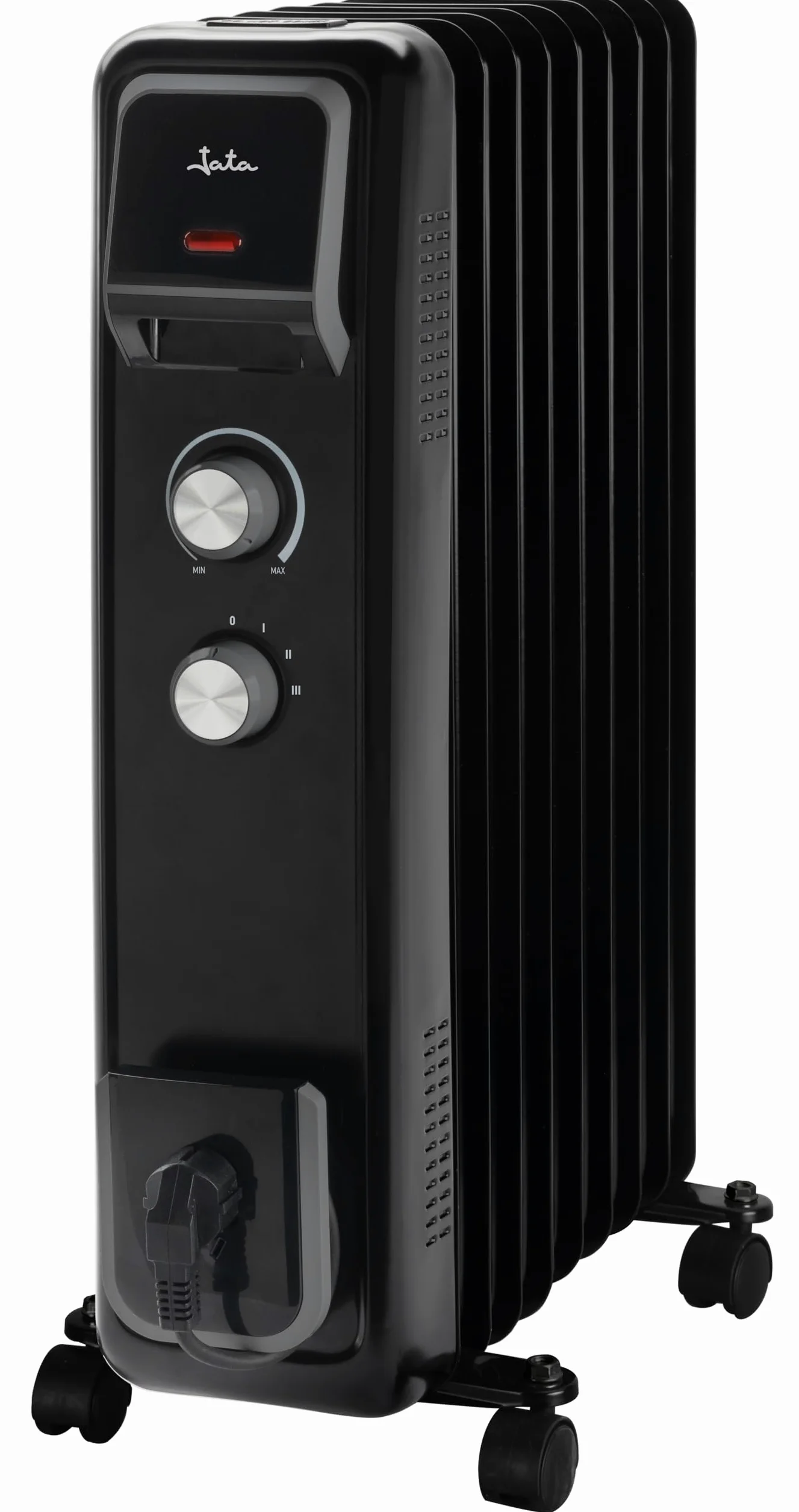 JATA JCRA2392 - Radiatore elettrico a basso consumo di olio a 9 moduli. 3 potenze di calore (800-1200-2000 W) Massima sicurezza. Facile da trasportare