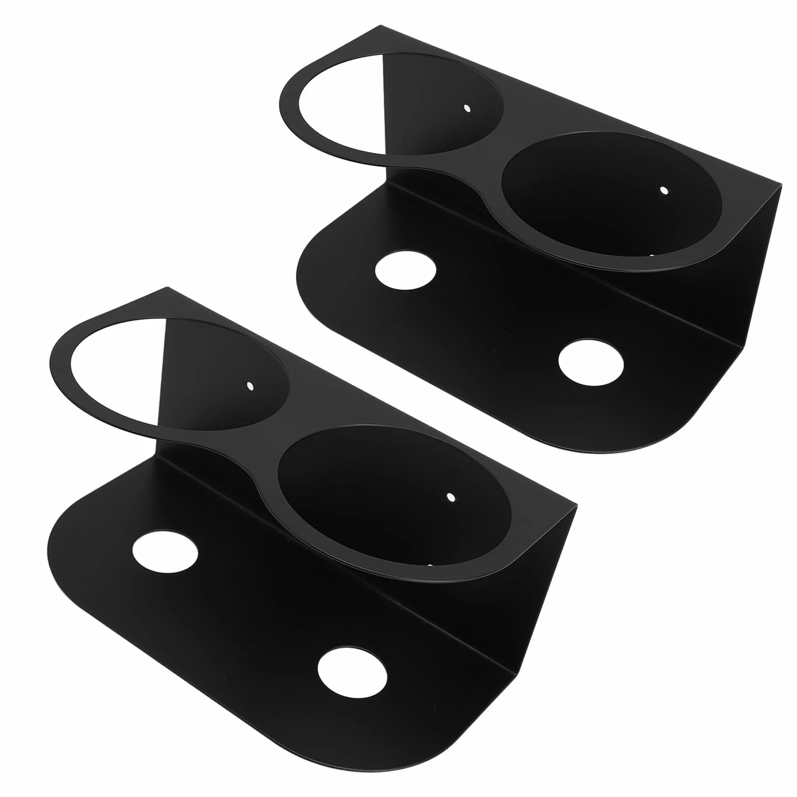 Jiawu Organizzatore per Rack Porta Bombolette Spray da 2 Pezzi, Portabottiglie Spray per 2 Bombolette, Portabottiglie per Vernice in Metallo con Montaggio a Parete