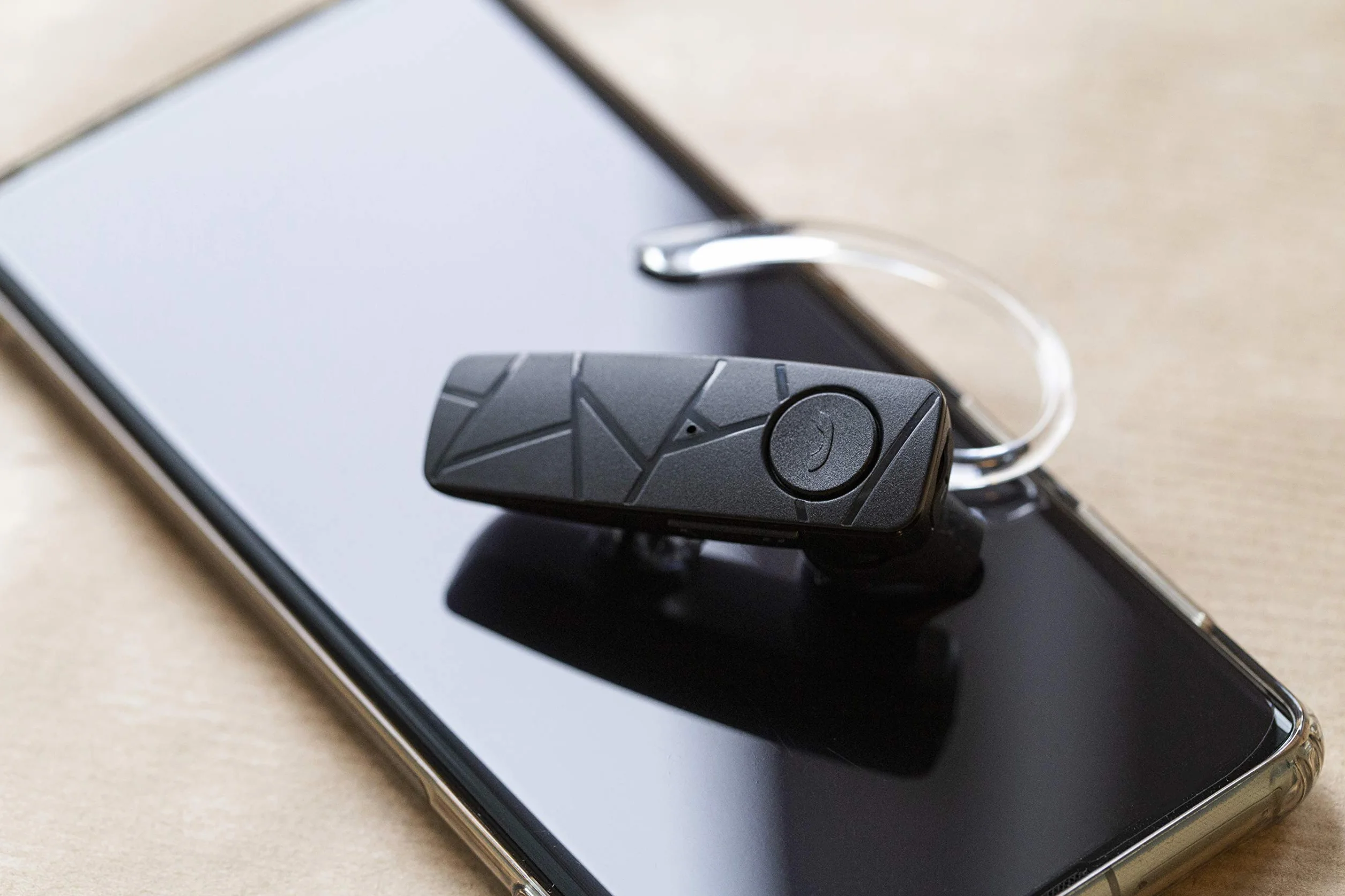 TELLUR VOX 60 Auricolare Bluetooth Singolo USB-C, Auricolari Bluetooth Vivavoce, Multipunto- Due Dispositivi Connessi, Gancio a 360° per Destro o Sinistro, Iphone e Android, Caricatore Auto Incluso