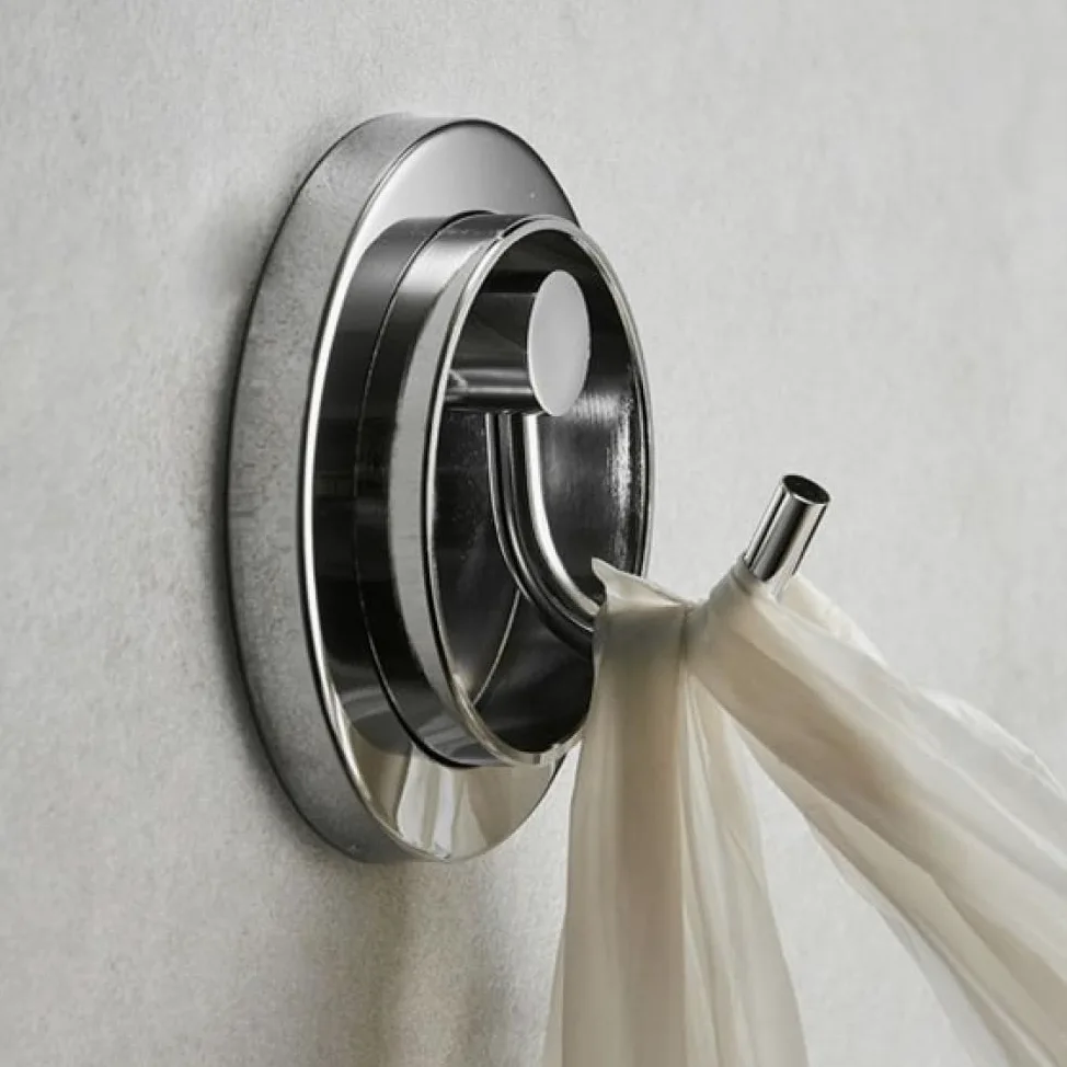 Ganci per accappatoio oro/nero Ganci per asciugamani da bagno in acciaio inossidabile Porta abiti Appendiabiti Ganci pieghevoli da cucina, Nero.