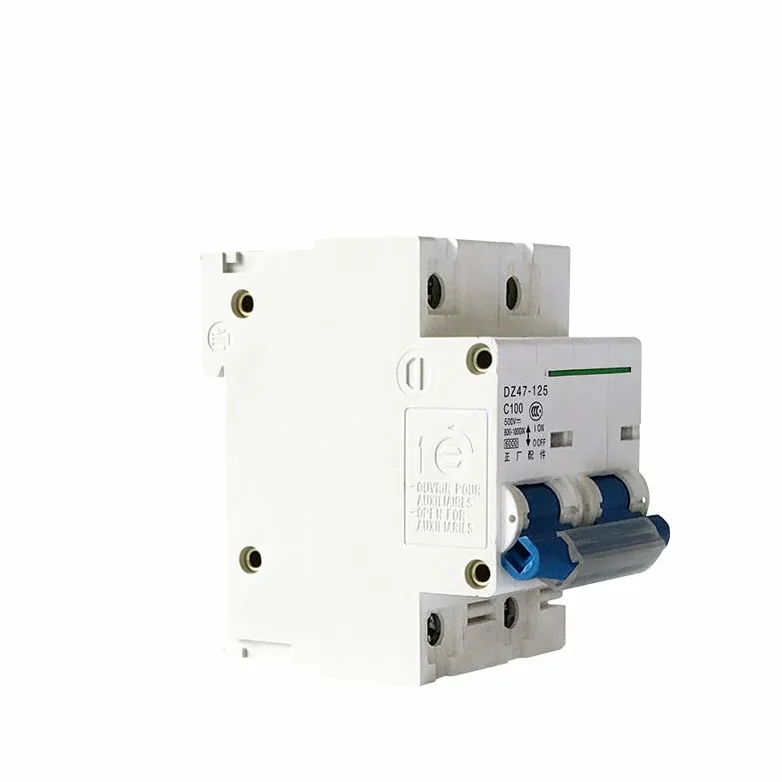 Interruttore Magnetotermico Differenziale 2P DC 1000V 500V Solar Mini Interruttore 6 3A / 80A 100A 125A DC1000V DC500V MCB(100A DC500V)
