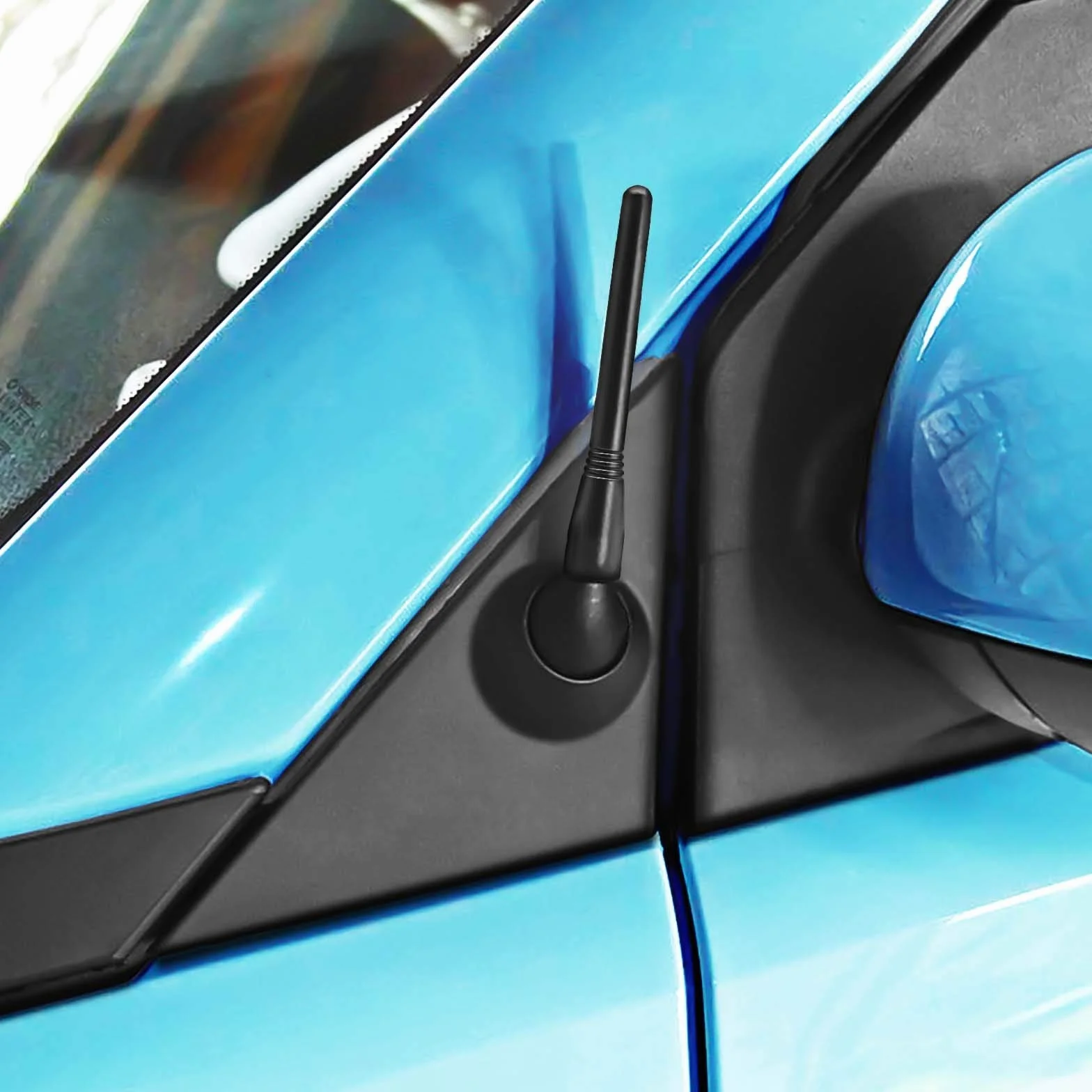 Antenna da tetto corta, 10 cm, compatibile con Smart Fortwo 451 45