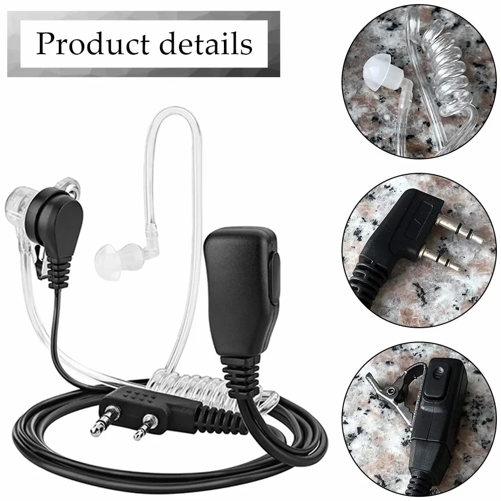 DONGKER 6 auricolari Walkie Talkie, radio bidirezionale per Walkie Talkie