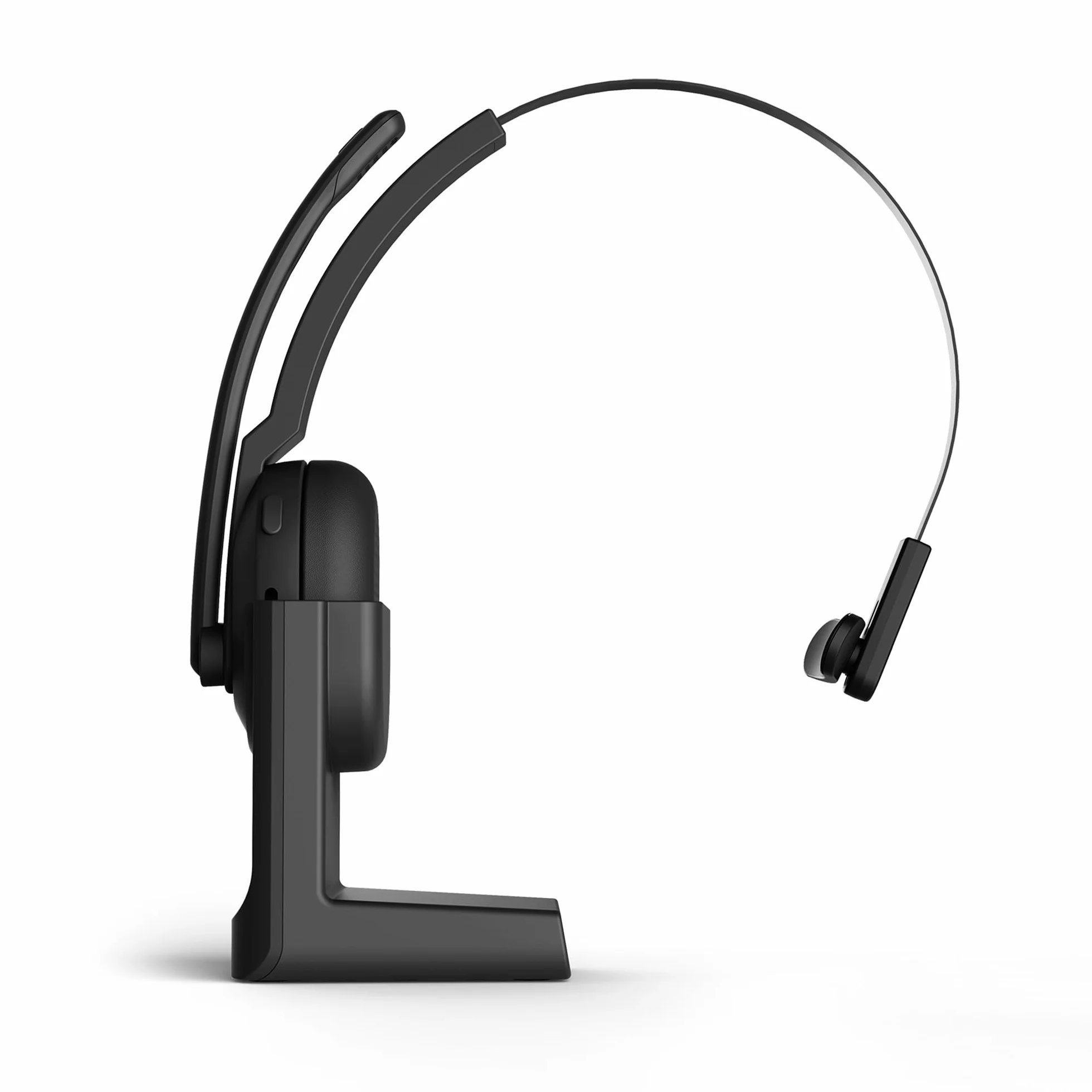 Energy Sistem Voice Pure - Cuffie wireless da ufficio monoaurali con connessione a dongle USB, connessione multipunto e dock di ricarica