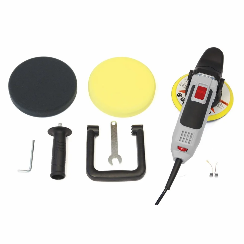KRAFTPAKET Lucidatrice eccentrica 650W 9mm set variabile spugna tampone borsa auto barca