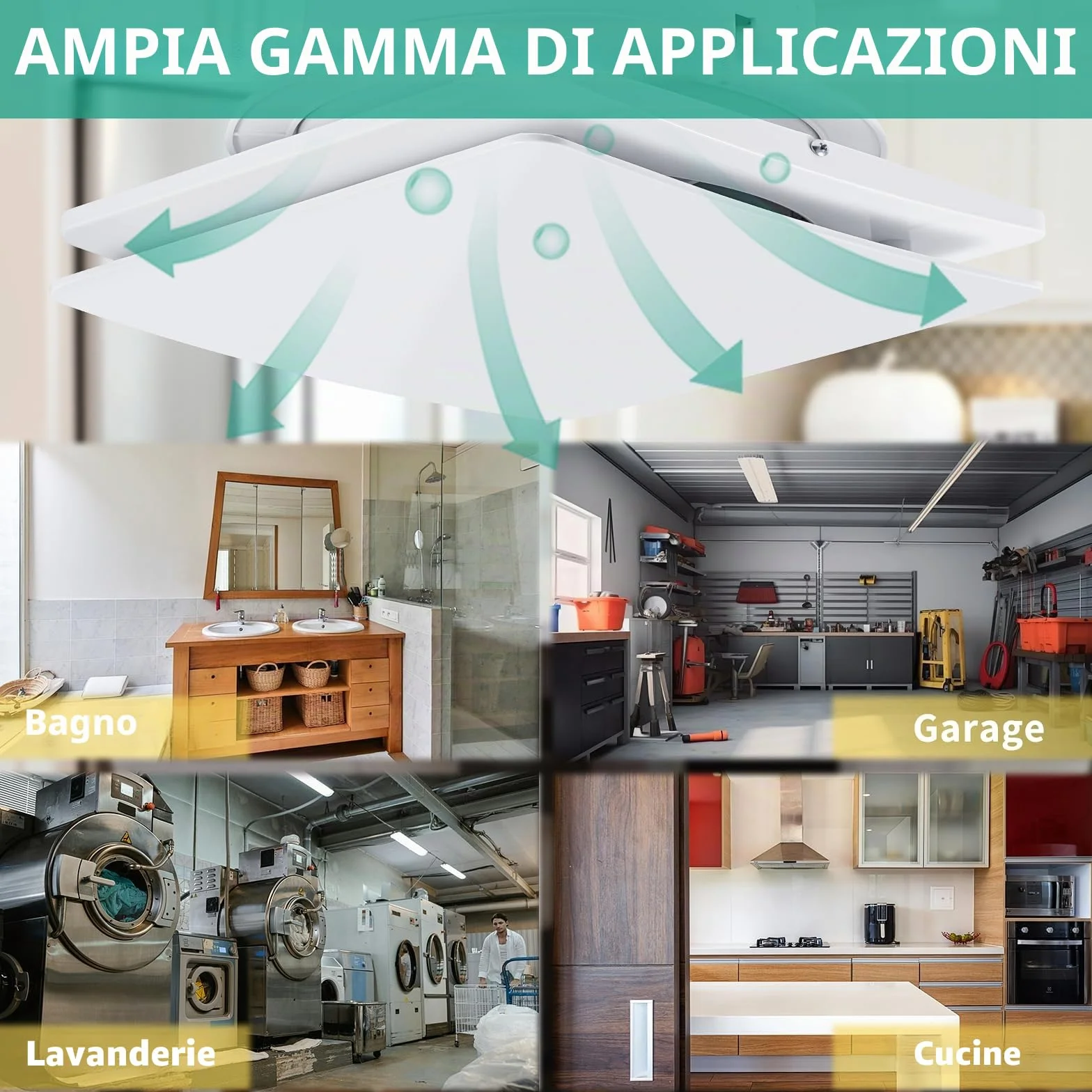 FanGoFast Aspiratore da Bagno 100mm Ventola Aspirazione con Timer Sensore Umidità Silenzioso