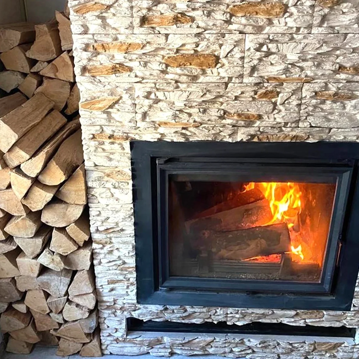 FOREZ - Mix di legna da ardere francese, 25 cm, 15 kg