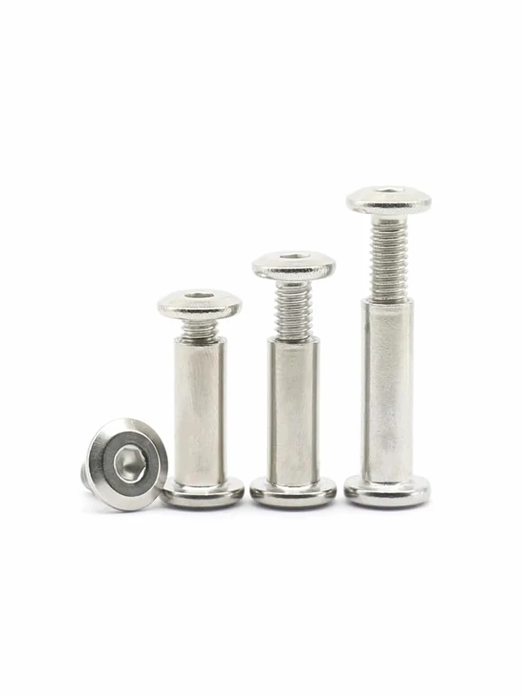 Viti Metalliche M3 M4 M5 304 Acciaio Inossidabile Esagono Incassato Vite di Bloccaggio con Dado M4x20-5mm 20 Pezzi