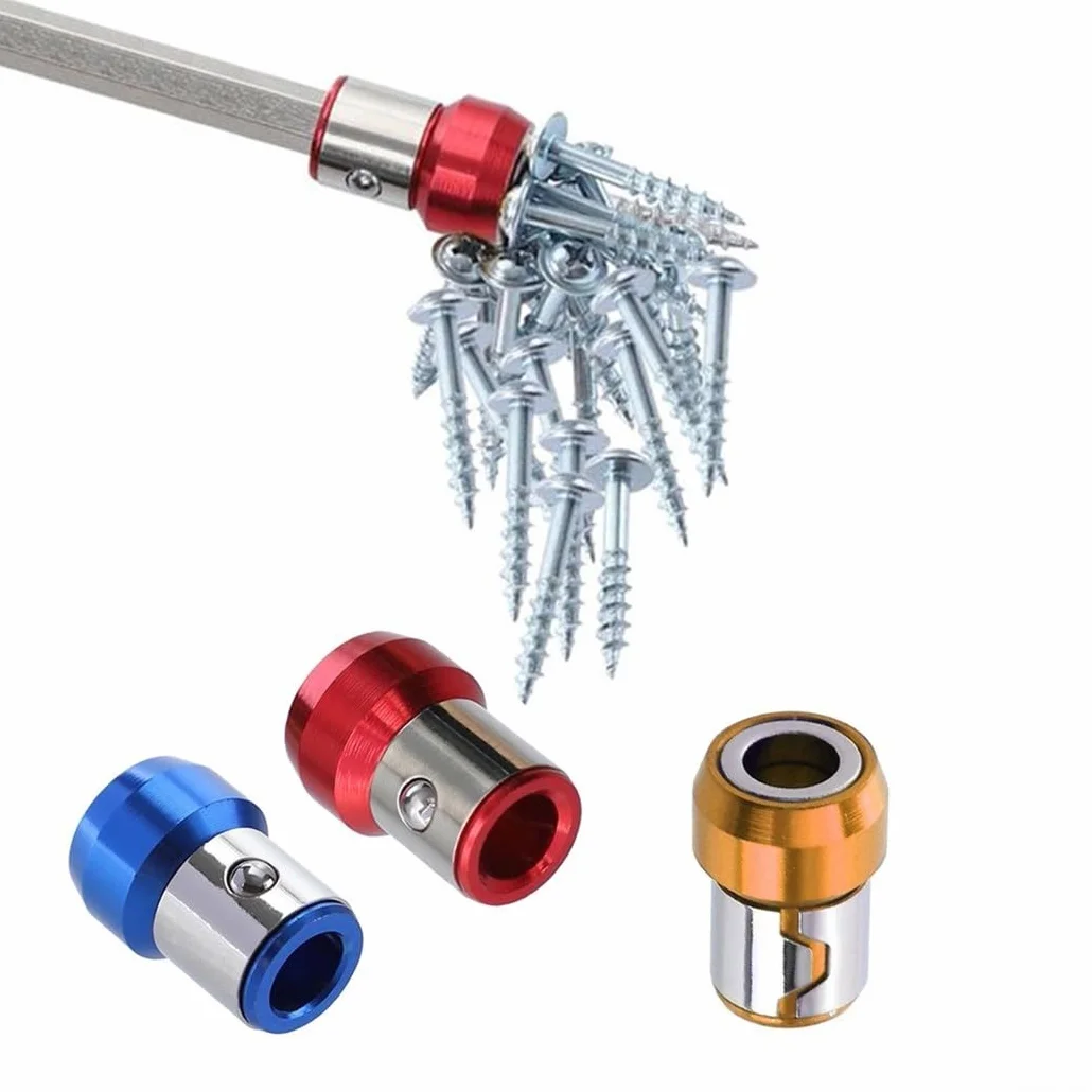 Supporto magnetico per cacciavite ad anello 1/4 pollice metallo forte magnetismo set 1 pezzo