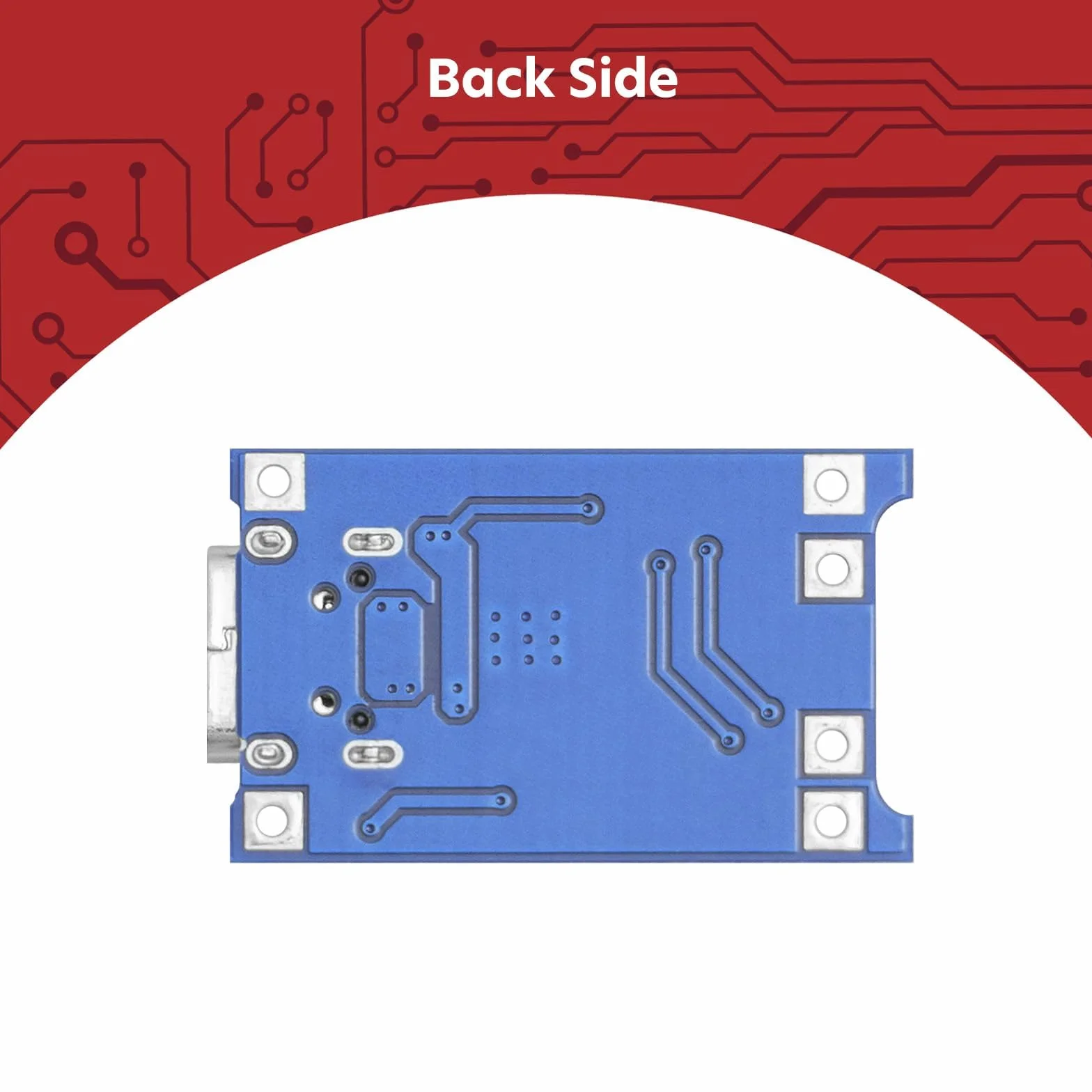 AZDelivery 5 X TP4056 Modulo di Carica Batteria - USB Tipo C, Circuito di Protezione, Indicatori LED - Indispensabile per le Tue Batterie Li-Ion o LiPo Singole Celle