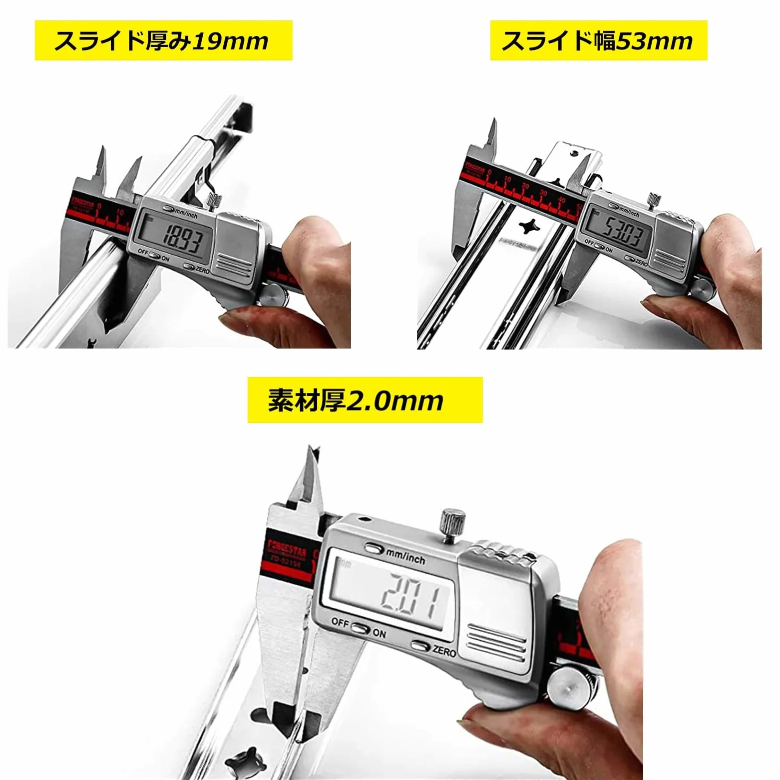 Feng Shui 1 Paio di Guide per Cassetti per Carichi Pesanti 250 600 1000 1200 1400 1500mm, Guide Telescopiche a 3 Sezioni ad Estrazione Totale, per Guide per Cassetti Industriali, Armadi da Cucina,