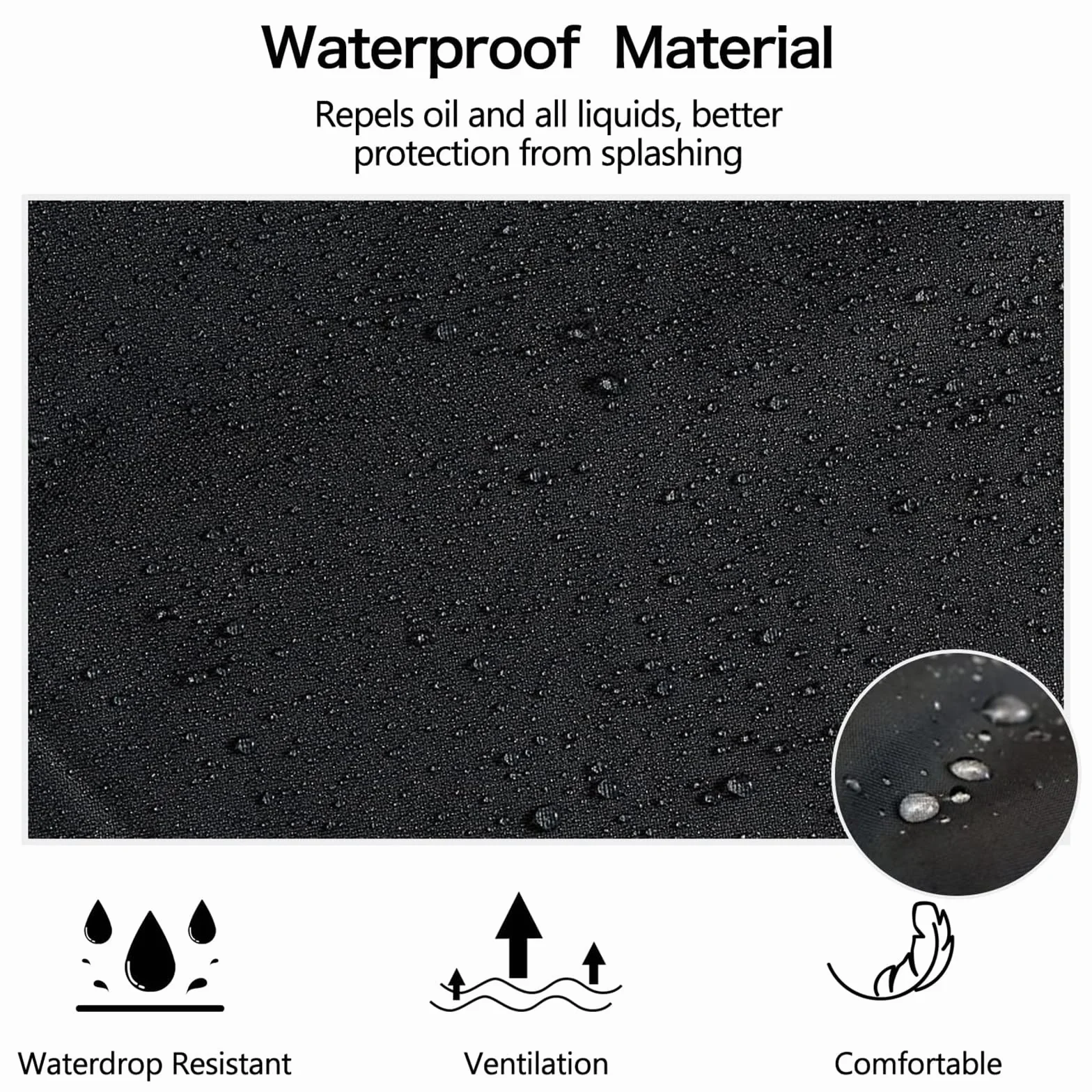 Homsolver 2 Pack grembiule in gomma impermeabile in vinile grembiule da lavoro resistente alle sostanze chimiche con grembiuli in plastica regolabili Macellaio per il lavaggio dei piatti