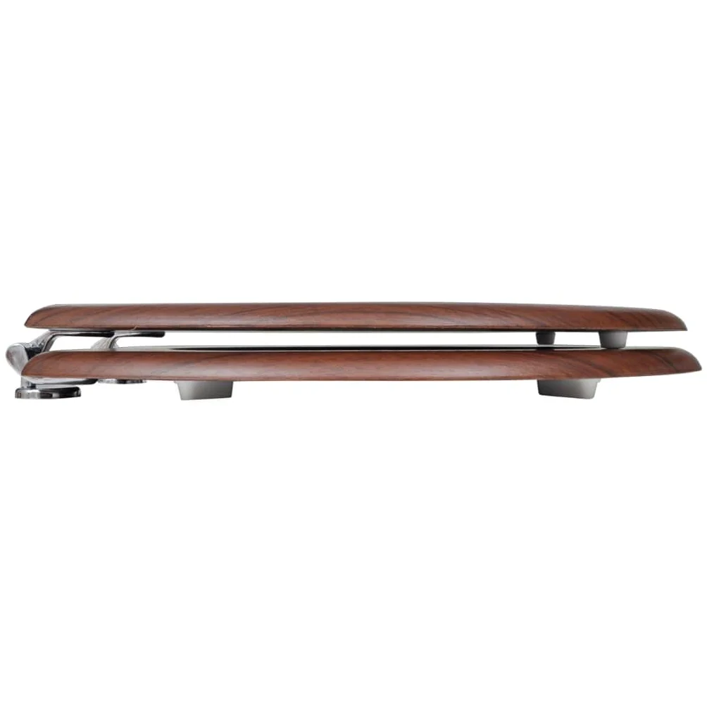 Sedili WC con coperchi 2 pezzi MDF Marrone 02_0002946