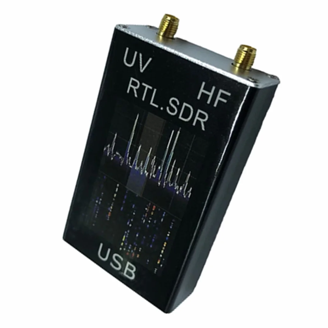 Ricevitore radio prosciutto 100KHz-1.7GHz Full Band UV HF -SDR USB Tuner RTLSDR Dongle USB con RTL2832U R820T2 SDR