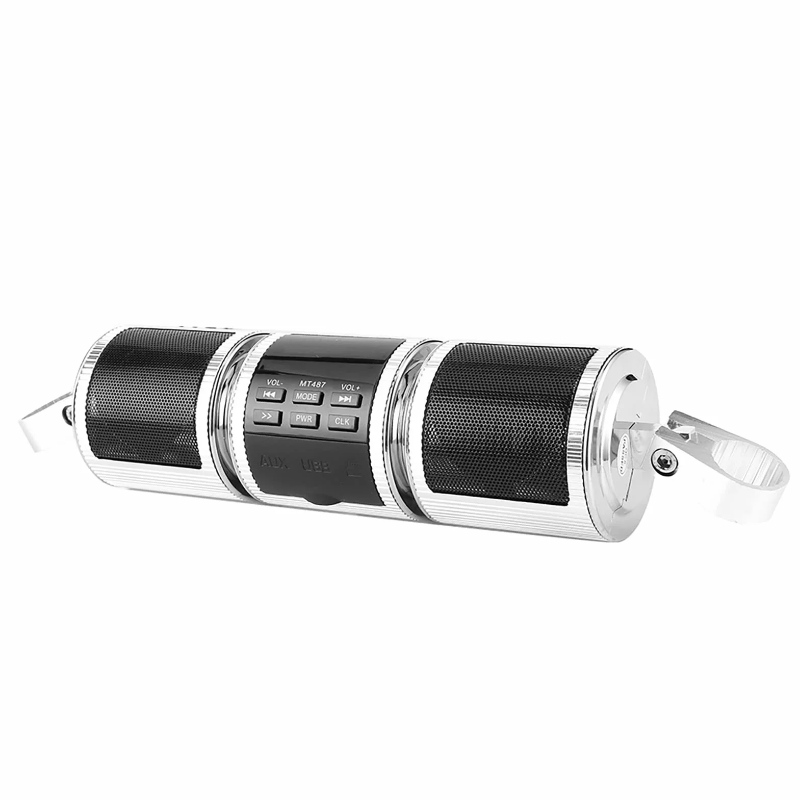 KIMISS Altoparlante Stereo per Moto Impermeabile Senza Fili Lettore MP3 Radio USBSD
