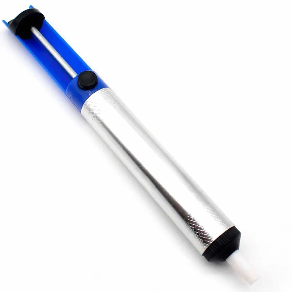 OcioDual Dissaldatore Aspiratore Stagno per Schede Elettroniche Blu