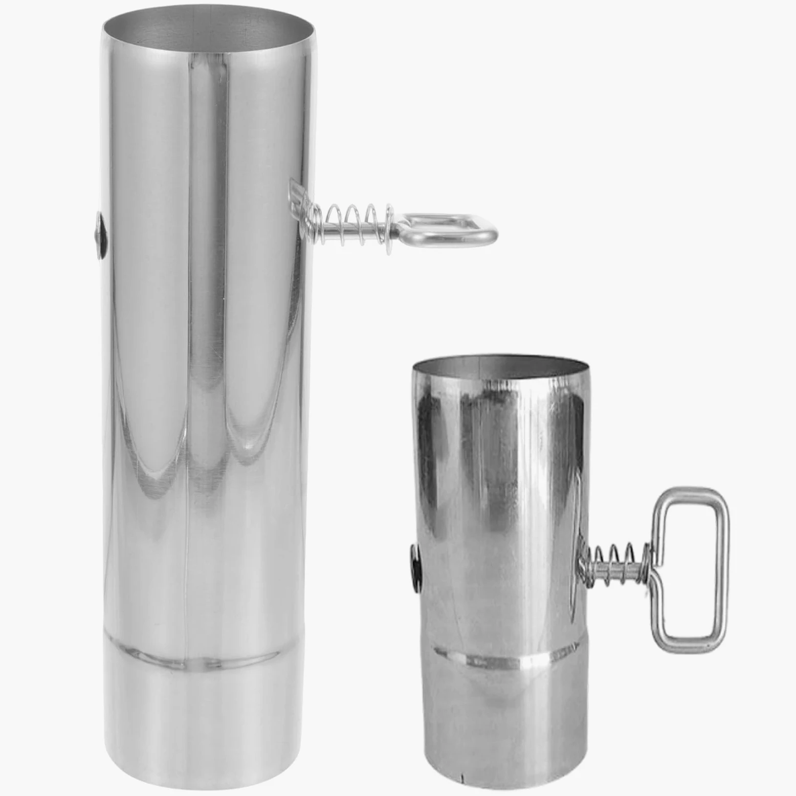 Artibetter 2 Pezzi Tubo per Stufa a Pellet: Tubo Canna fumaria per Stufa da Campeggio con serranda, di Ventilazione in Acciaio Inossidabile per cappe aspiranti e Accessori per caminetti da Esterno.