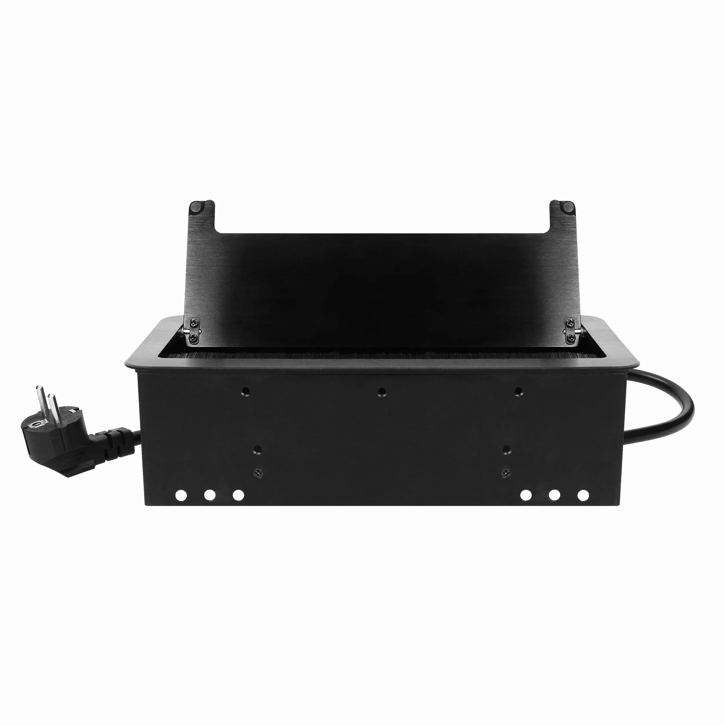 Orno AE-13127(GS)/B - Ciabatta elettrica a scomparsa, 3 prese, cavo da 1,5 m