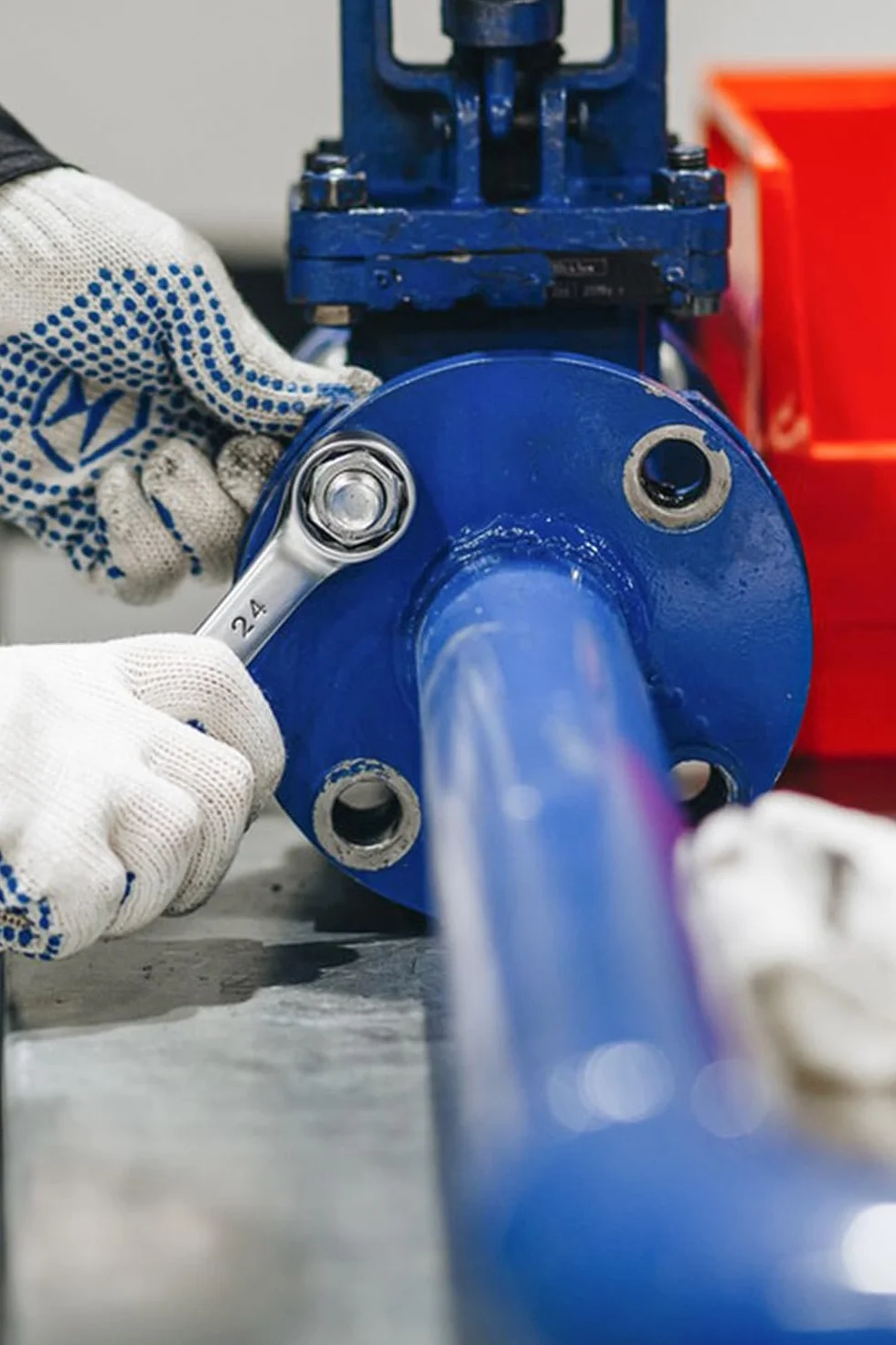 Dadi di Bloccaggio Esagonali in Nylon #8-32, Acciaio Inox A2 304, Autobloccanti per Fissaggio Industriale