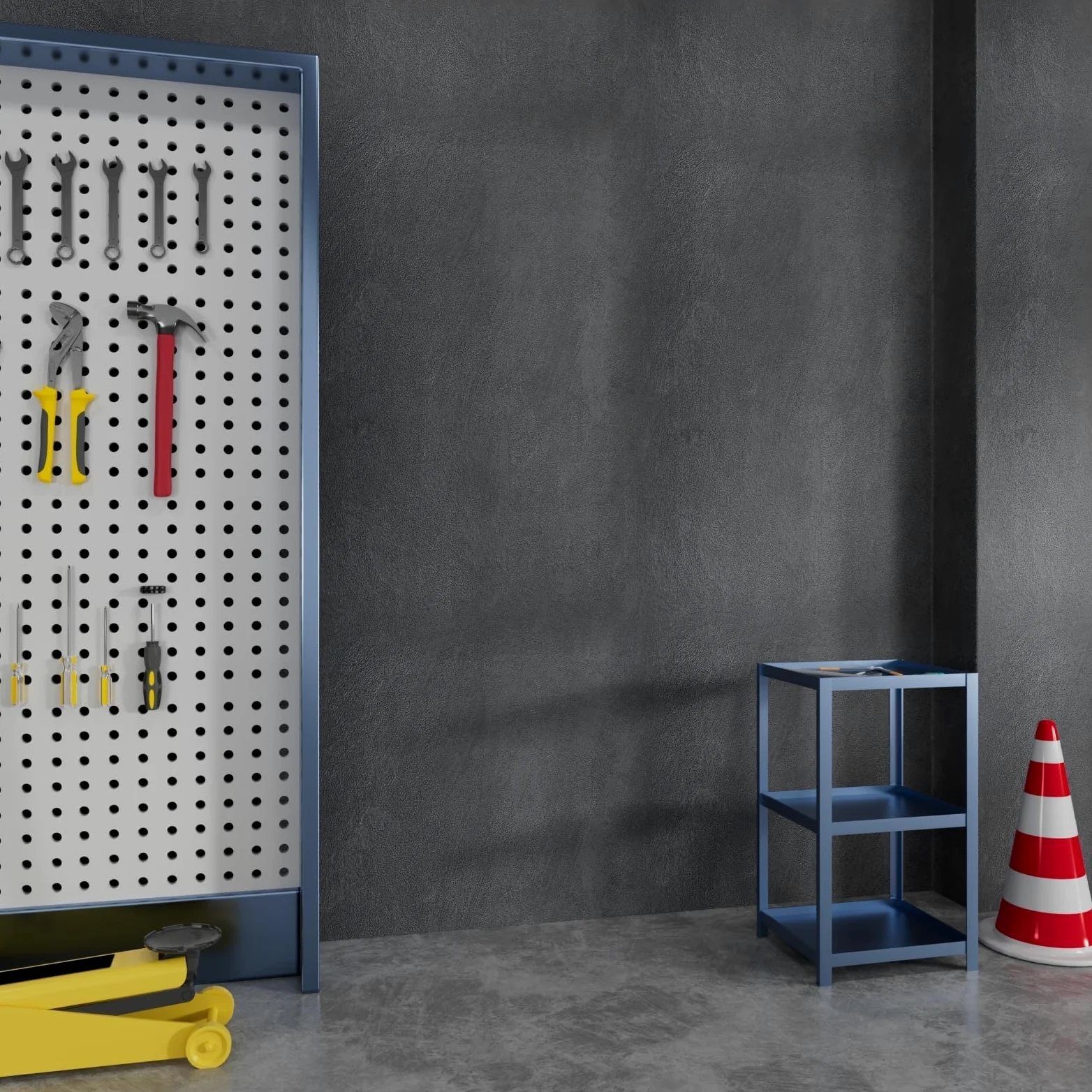 Stickyart Carta da Parati Adesiva Muro Effetto Cemento Grigia Industriale 60cm x 400cm Carta da Parati Moderna Pellicola Adesiva per Mobili Grigia Impermeabili Decorativi per Armadi Cucina Tavolo