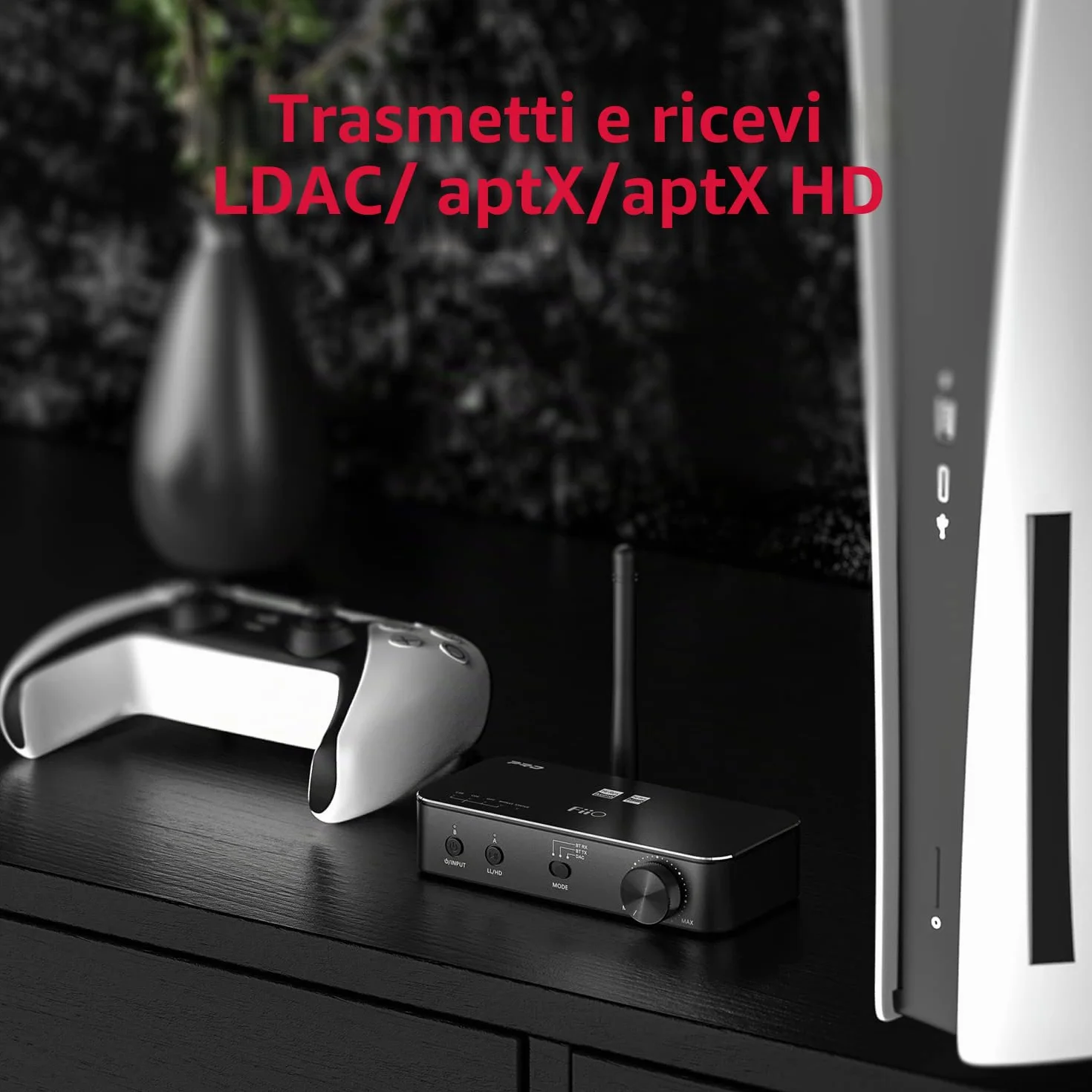 FiiO Trasmettitore/ricevitore Bluetooth ad alta risoluzione BTA30 Pro TX/RX con supporto LDAC