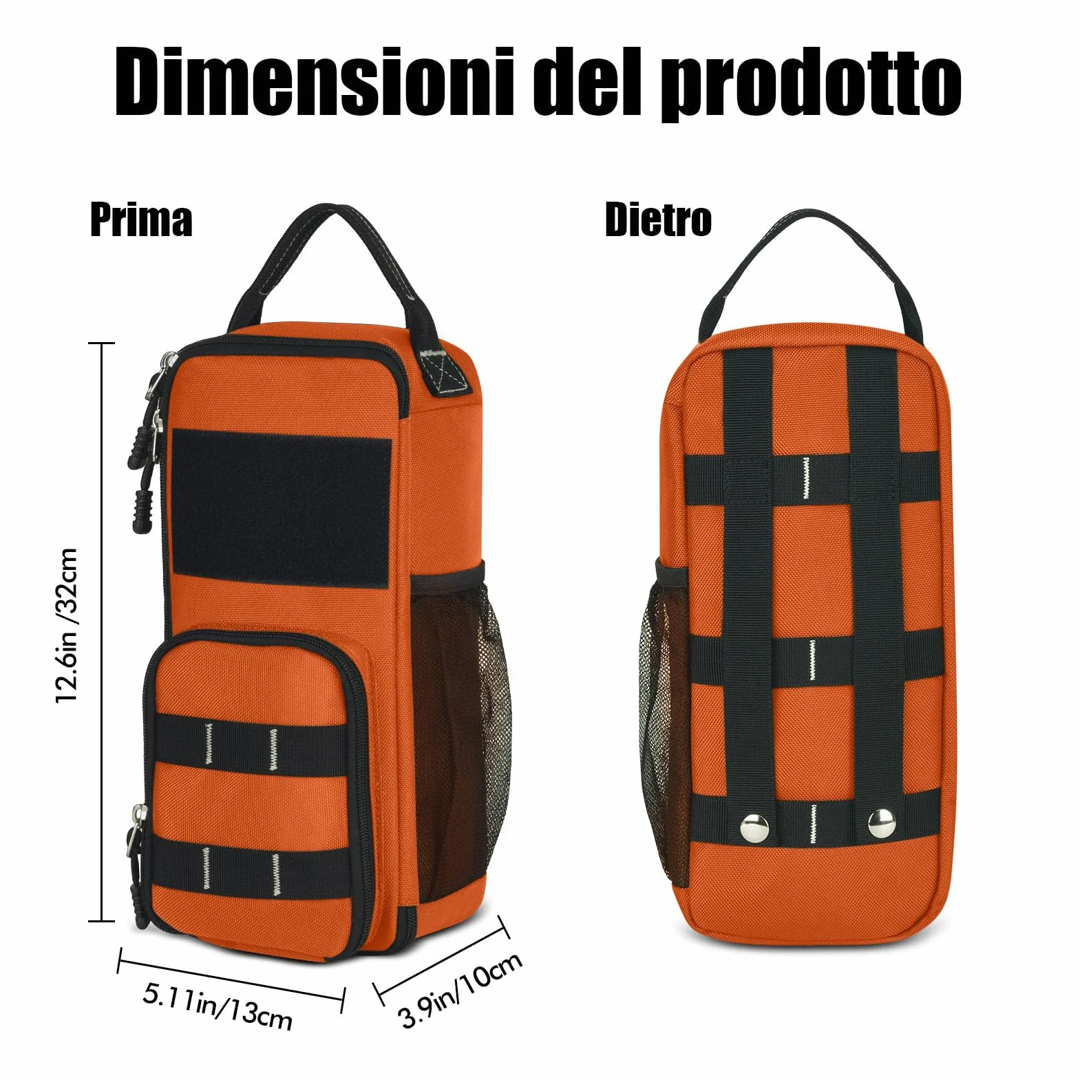 Borsa portautensili tattica, piccola borsa per attrezzi, set organiser impermeabile, antistrappo, per artigiani, elettricisti, meccanici e lavori di riparazione per bicicletta, moto, fai da te