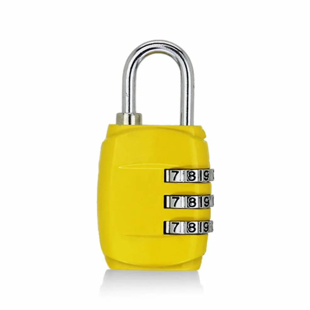 Lucchetti a combinazione， Lucchetti per valigie Lucchetto con password a 3 cifre, lucchetto a combinazione for bagagli da viaggio, piccolo lucchetto for cassetti, lucchetto elettronico(Parent,Silver)