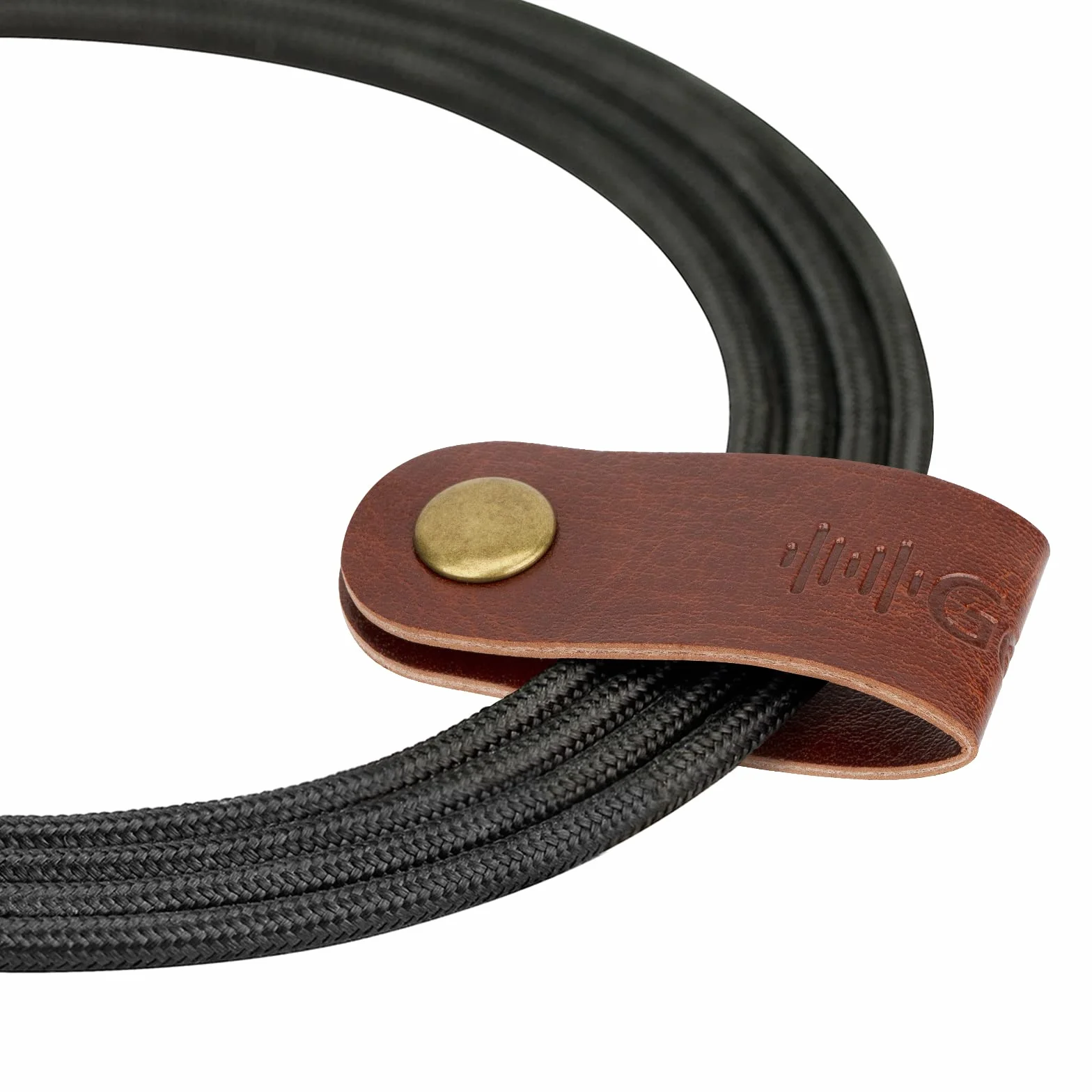 Geekria Organizzatore Cavo Avvolgicavo Fascetta per Cavo di Ricarica USB Clip per Cuffie Cinturino in Finta Pelle Fatta a Mano 10 Pezzi