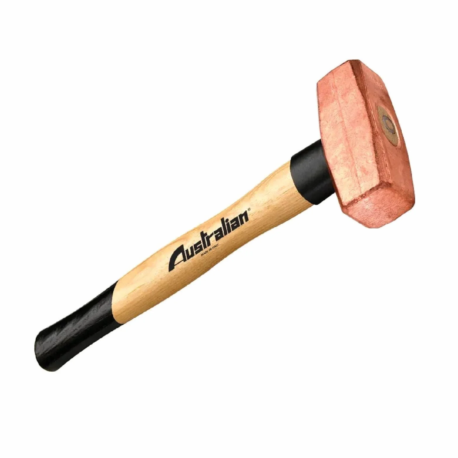 Mazzetta per muratore testa rame manico legno 300 g 26 cm