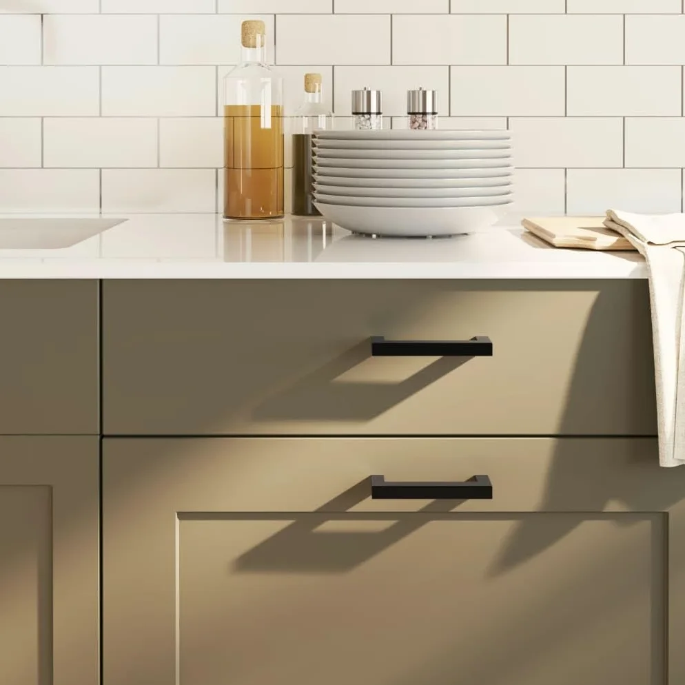 Maniglie per mobili in acciaio inox, 20 pezzi, distanza tra i fori di 96 mm, per armadietti, cassetti, cucina, bagno, soggiorno, ufficio, moderne, durevoli