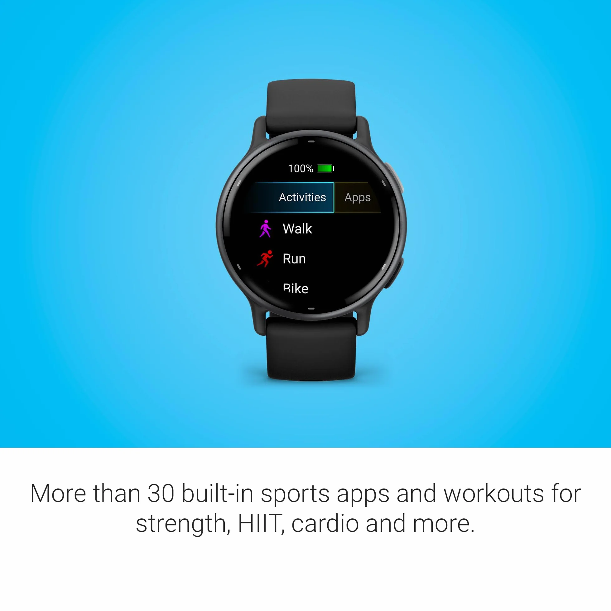 Garmin vívoactive 5, Smartwatch AMOLED 1,2", Cassa 42mm, Musica, GarminPay, +30 Sport, GPS, Cardio, Coach Sonno, Benefici Workout, Autonomia 11 giorni, Black & Slate