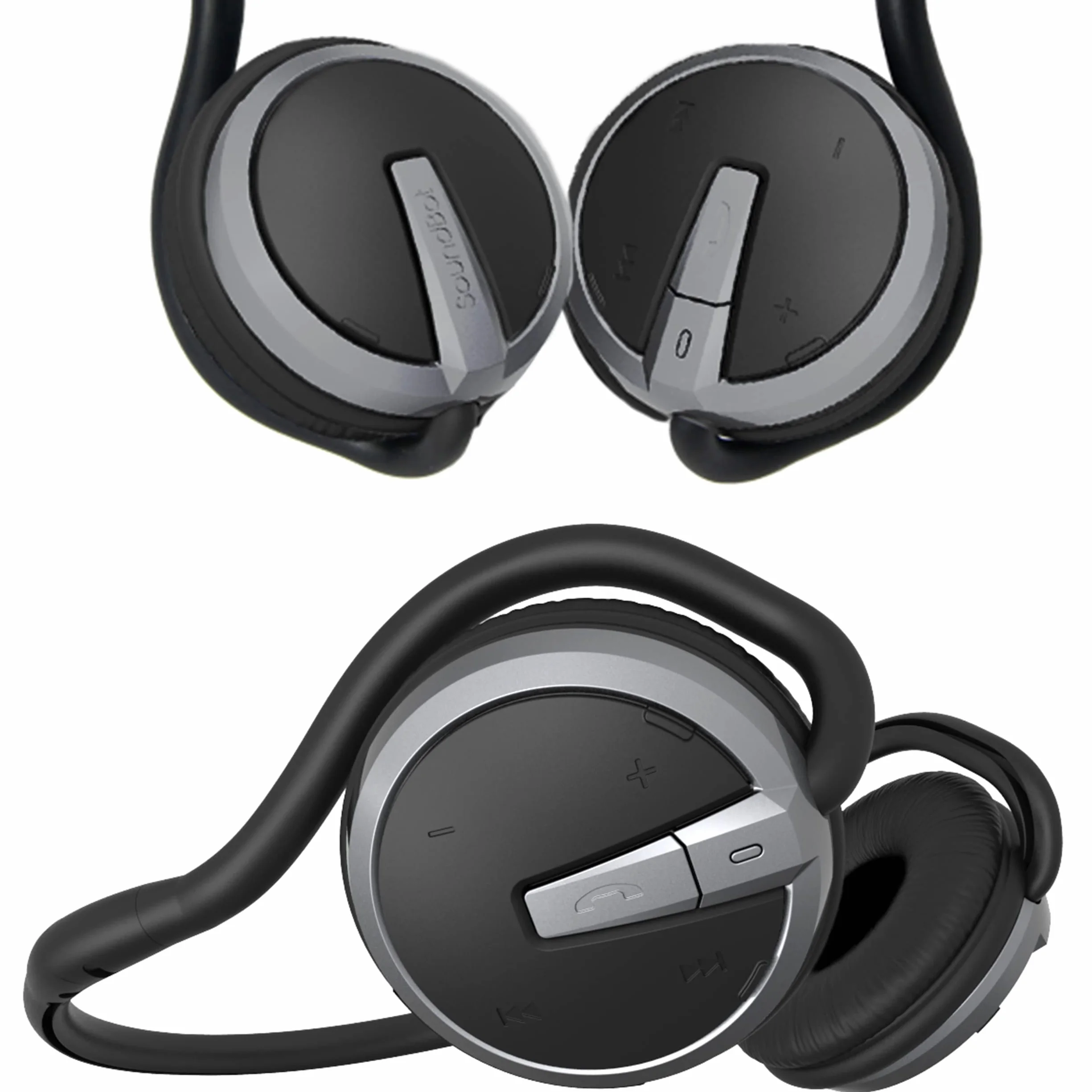 SoundBot® Auricolare HD wireless Bluetooth 4.0 Cuffie sportive attive per 20 ore di streaming musicale e 25 ore di chiamate in vivavoce con design ergonomico Secure-Fit resistente al sudore e supporto