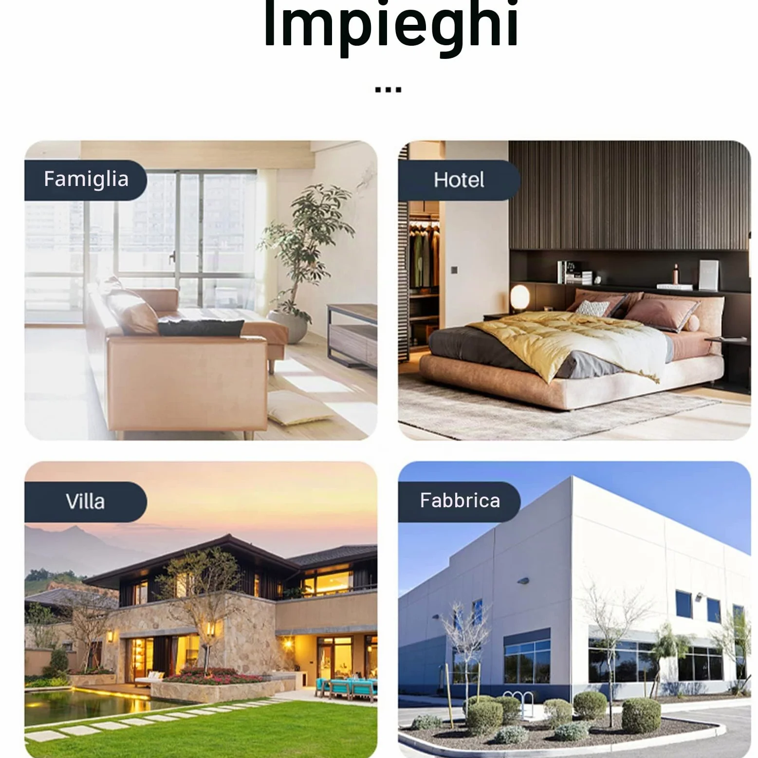 Campanelli per Interfono Senza Fili, Lunga Distanza di 1000 M, Campanelli per Interfono Vocale di Sicurezza Domestica per Interni Ed Esterni per Case, Hotel, Uffici, Fabbriche