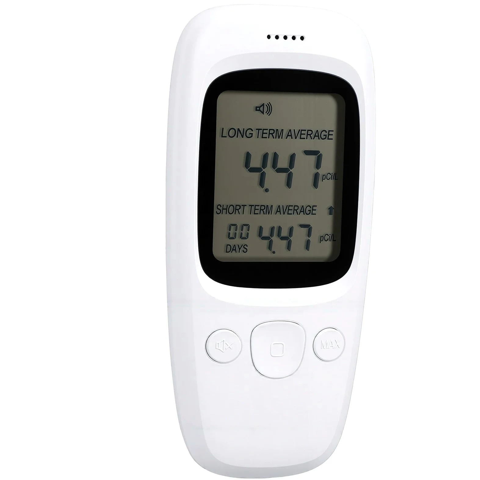 GOWENIC Rilevatore di Radon Portatile 0-270pCi/L Monitor Digitale del Livello di Radon per Casa, Seminterrato, Ufficio, Tester di Gas Ad Alta Precisione con Display LCD, Test a Doppia modalità,