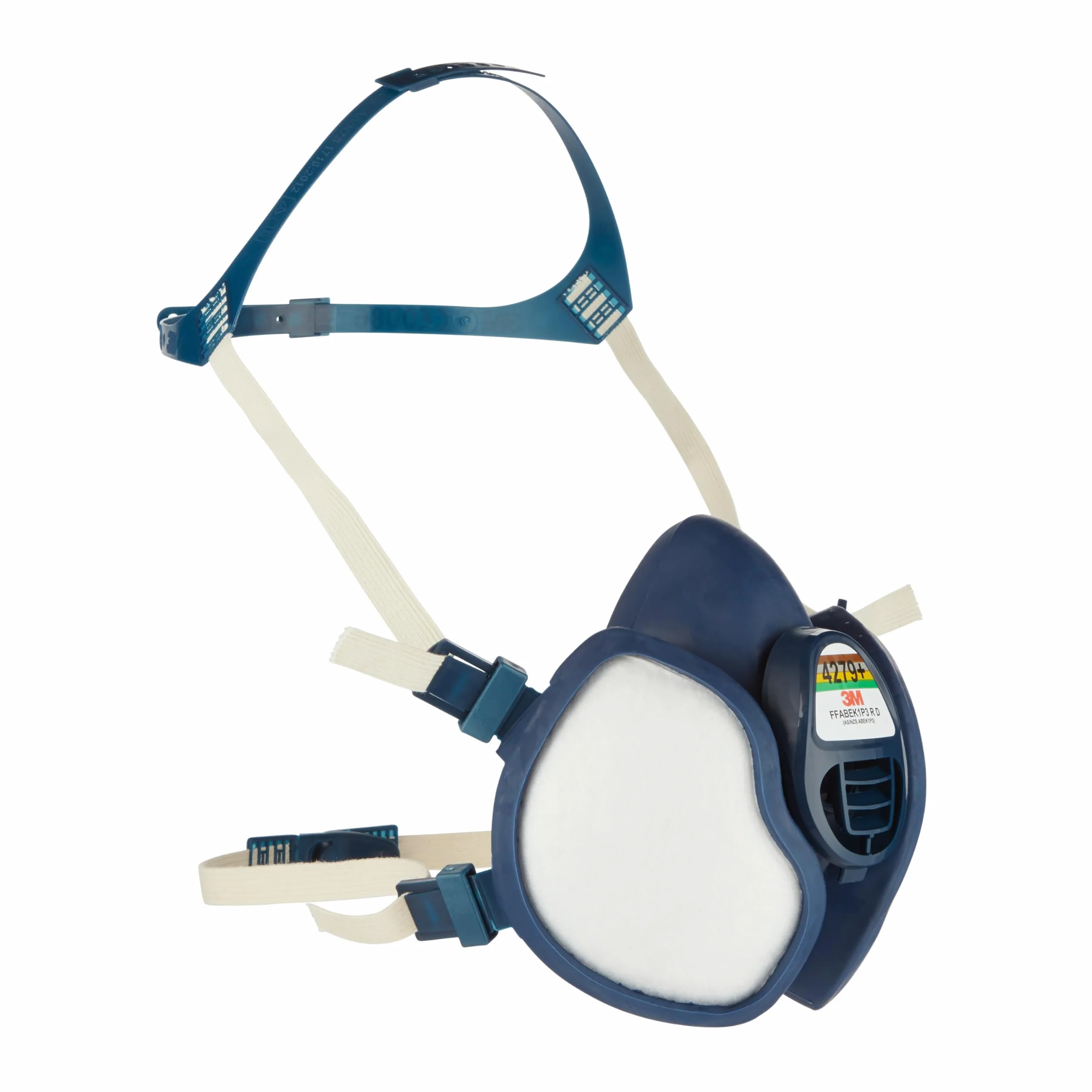 3M Semimaschera Senza Manutenzione 4279 plus Filtri FFABEK1P3 R D, Blu, 1 Unità