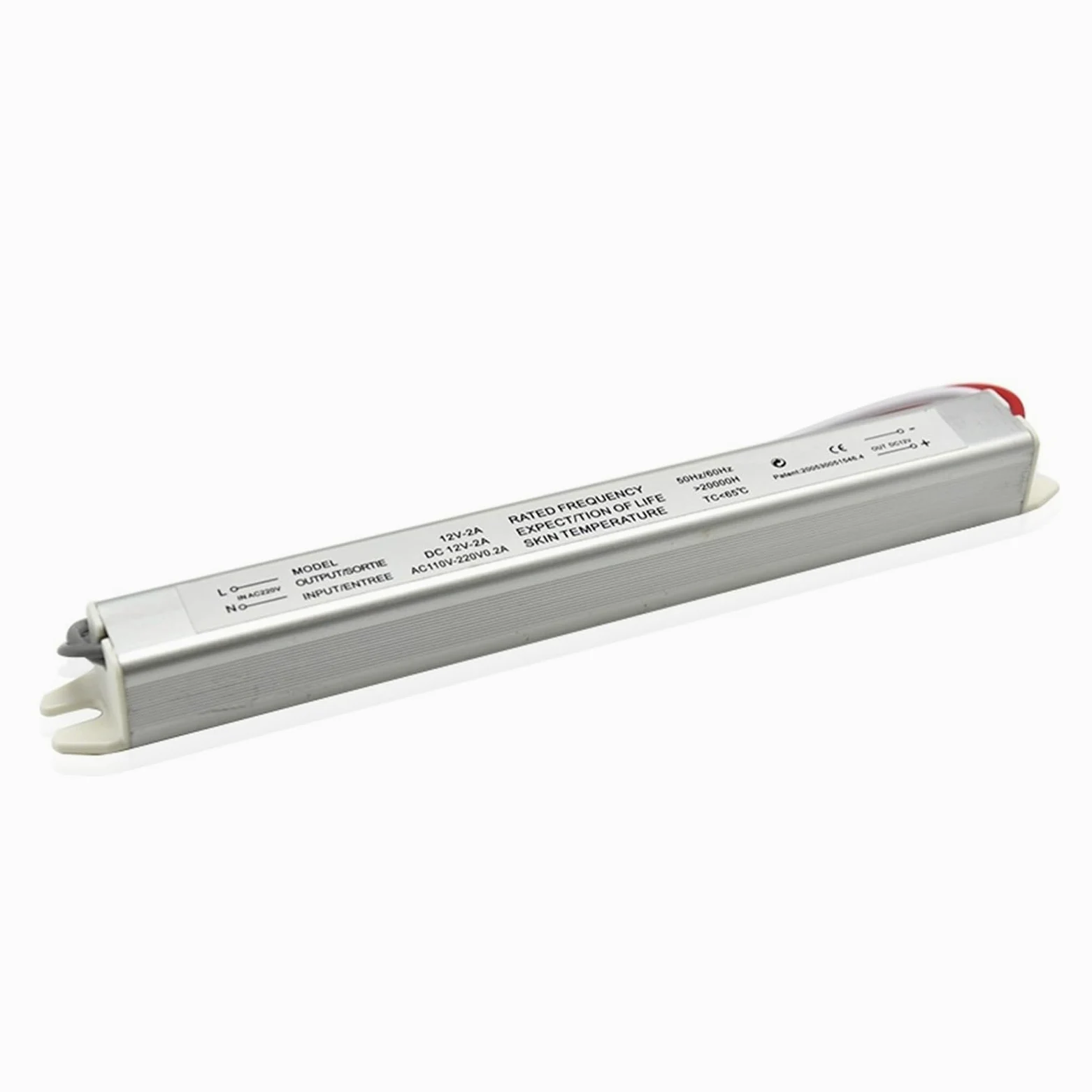 1 Pz Alimentatore LED Ultra Sottile DC12V 18W 25W 36W 48W 60W Trasformatore di Illuminazione AC110-220V HA CONDOTTO LA Luce di Striscia Pubblicità Bordo Driver(12V 18W)