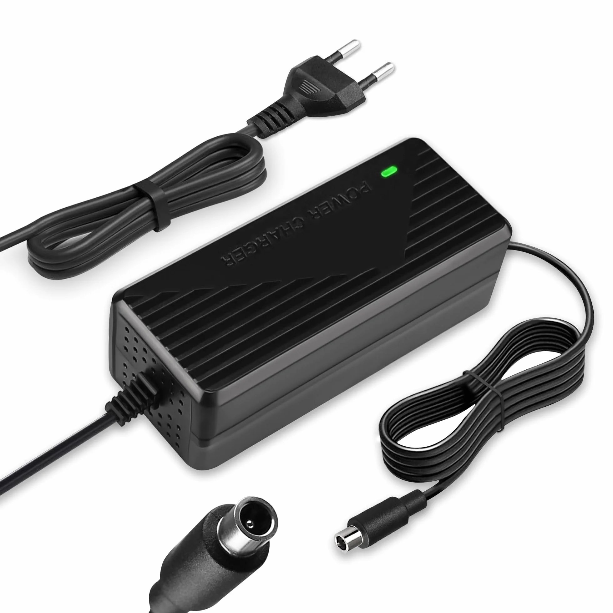 Xahpower Caricatore Monopattino Elettrico per Xiaomi M365/ Pro/ Pro2/ MI 3/ 1S, 42V 2A Caricabatterie per Ninebot MAX G30LP ES1 ES4 ES2 ES1LD F25 Aovo Pro ES80 M365 ES60 Hiboy S2R Scooter