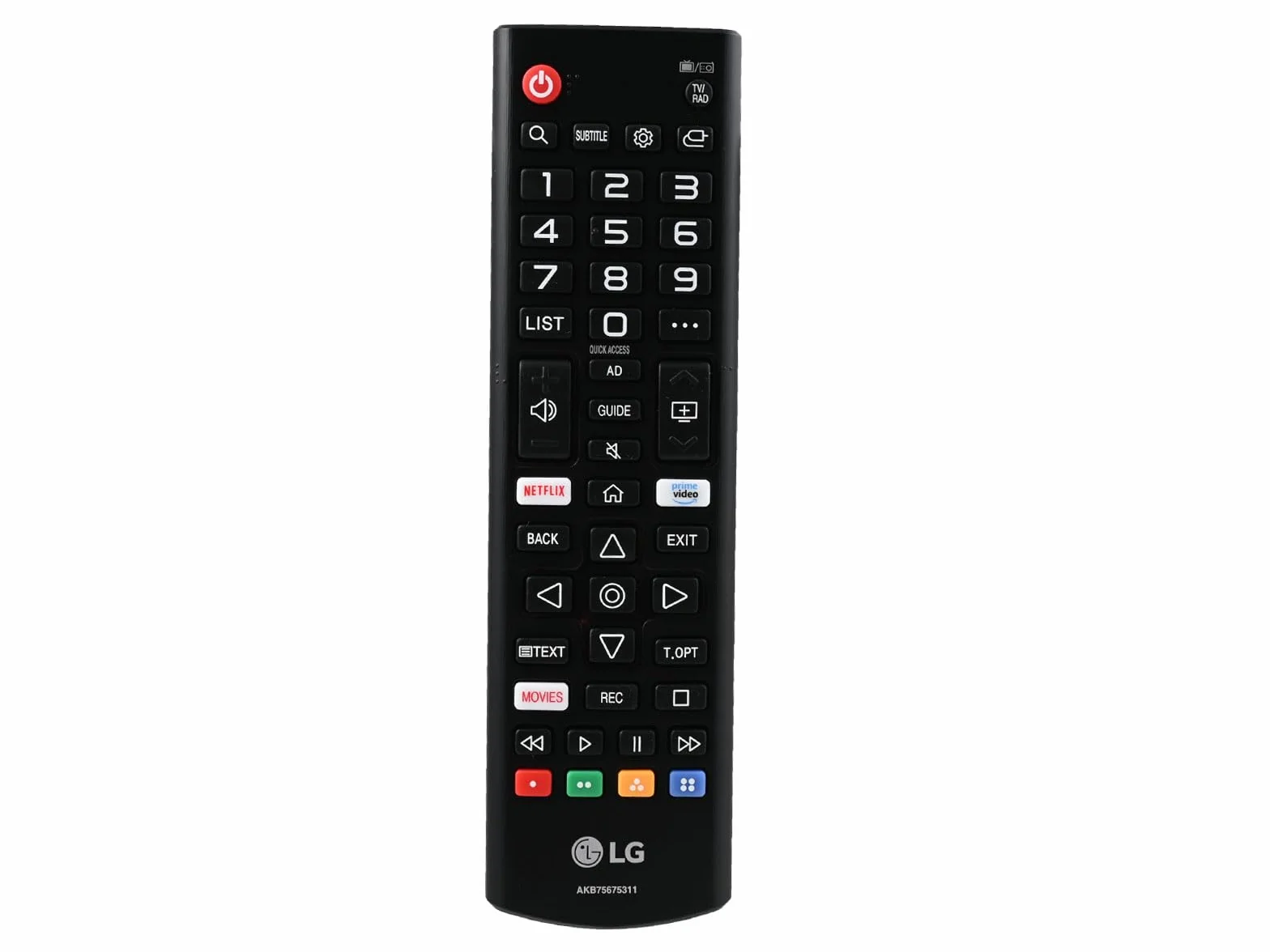 LG telecomando AKB75675311 per SUB: AKB75095303, AKB75095308, AKB75375608, AKB75675301, AKB75675311-24TL510, 24TL510, 24TL510, 24TL510, 28MT49, 28MT49, 28MT49, 28TK420, 28TL510, 28TL510, 28TL510,
