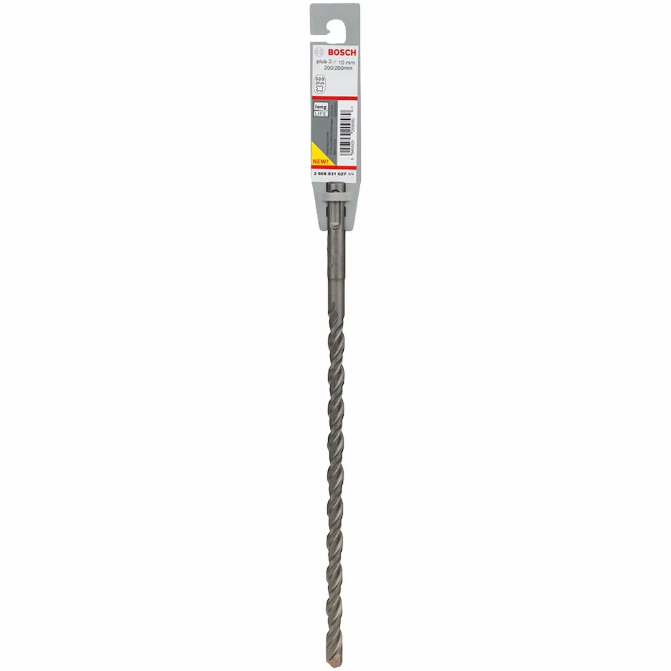 Bosch Punte per Martelli SDS plus-3 Ø 10 x 200 x 260 mm do Betonu