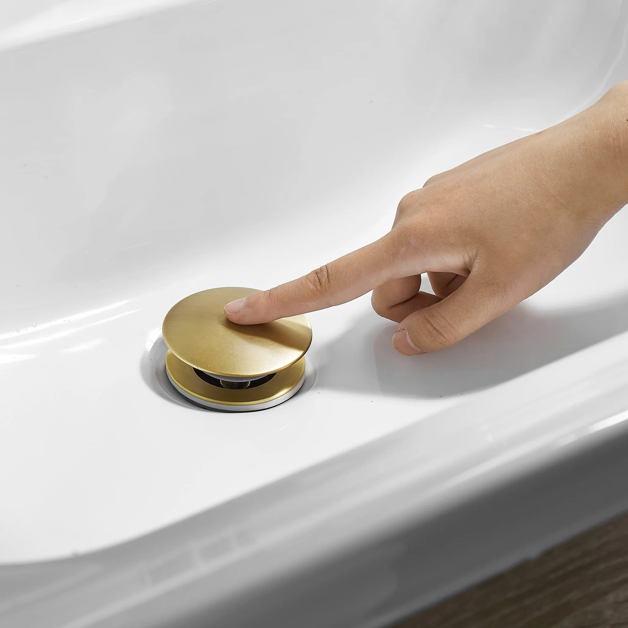 Lavello per Lavabo Pop-Up Antico Piletta Click Clack Retrò con Cestello Filtrante Universale