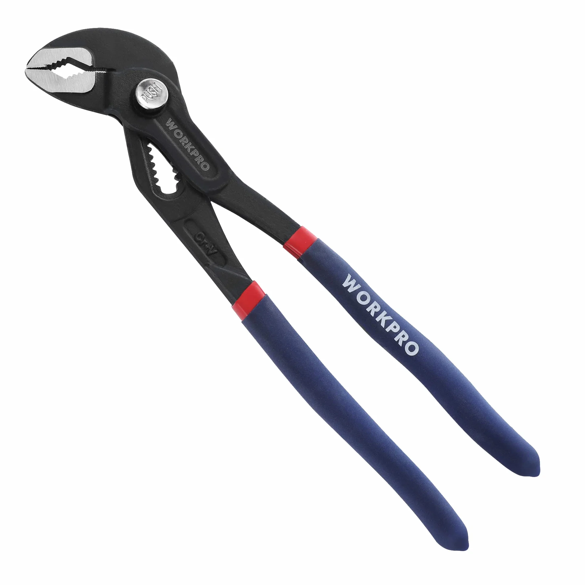 WORKPRO Pinze Regolabili per Tubi e Dadi 250mm, Pinza a Pappagallo a Regolazione Rapida