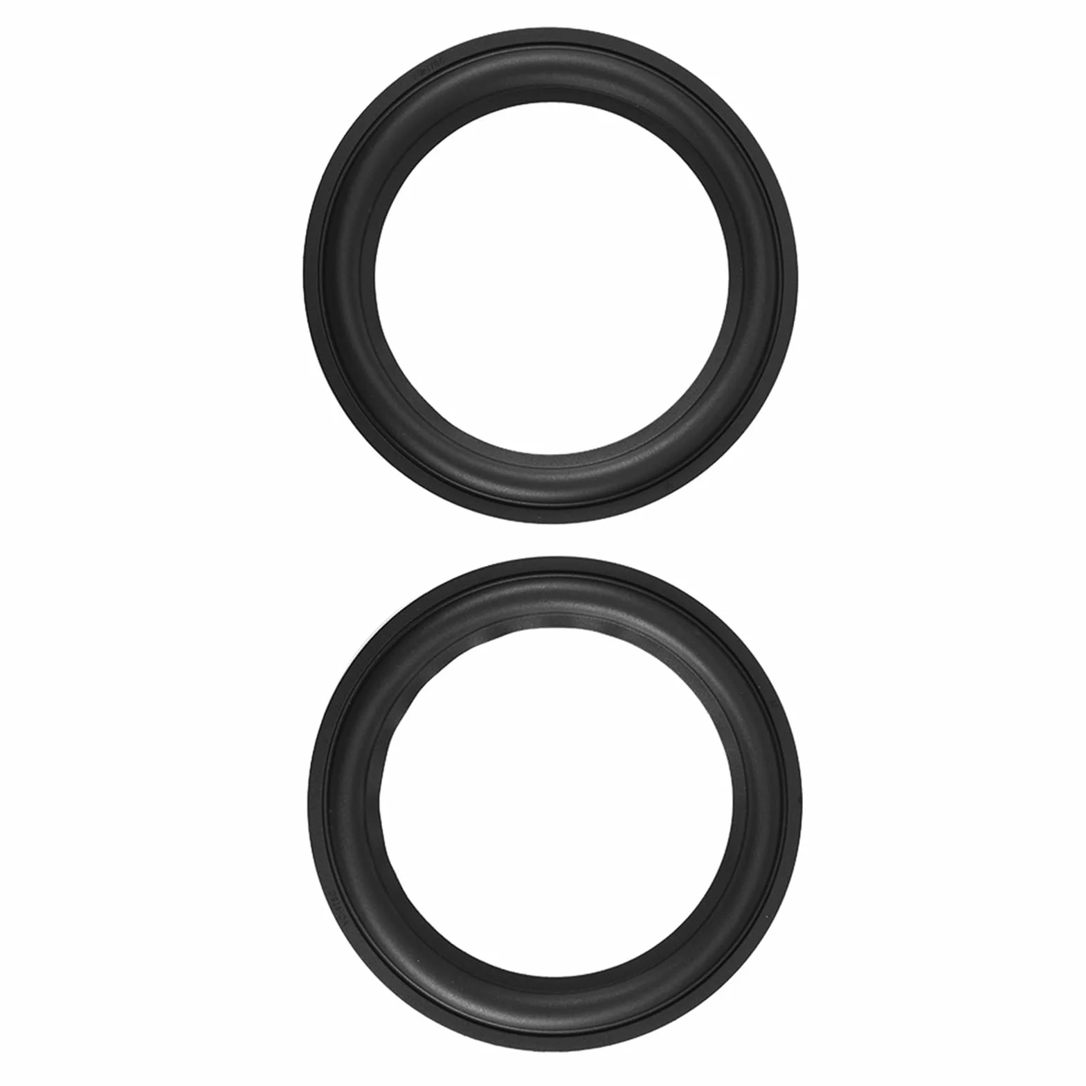 Parti di Riparazione del Bordo in Gomma per Altoparlante e Bordo 'altoparlante Surround antietà per Altoparlanti, 2 Pezzi di Riparazione del Bordo del Woofer da 8 Pollici