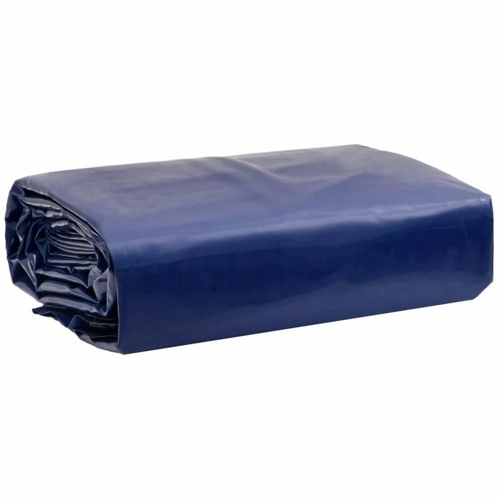 Mangloder Telone Blu 4x7m 650g/m² Telone in Tela con Rivestimento in PVC Impermeabile Antistrappo Resistente ai raggi UV per Mobili da Giardino, Rimorchi, Auto, Barca, Campeggio e cantiere