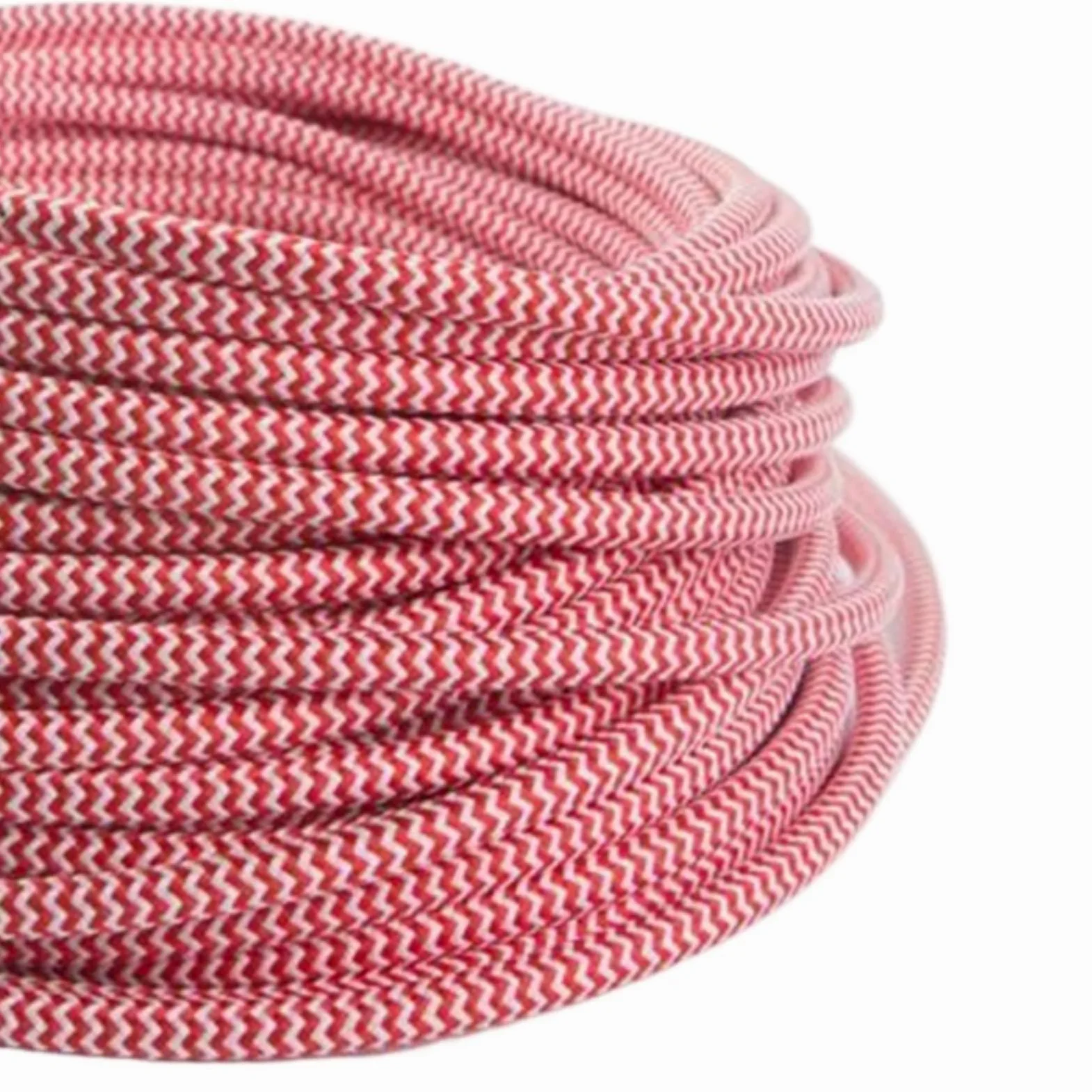 filo tessile intrecciato, Cavo elettrico intrecciato in tessuto a 2 conduttori 0,75 mm² 18 AWG(Color 1,5 Meter)