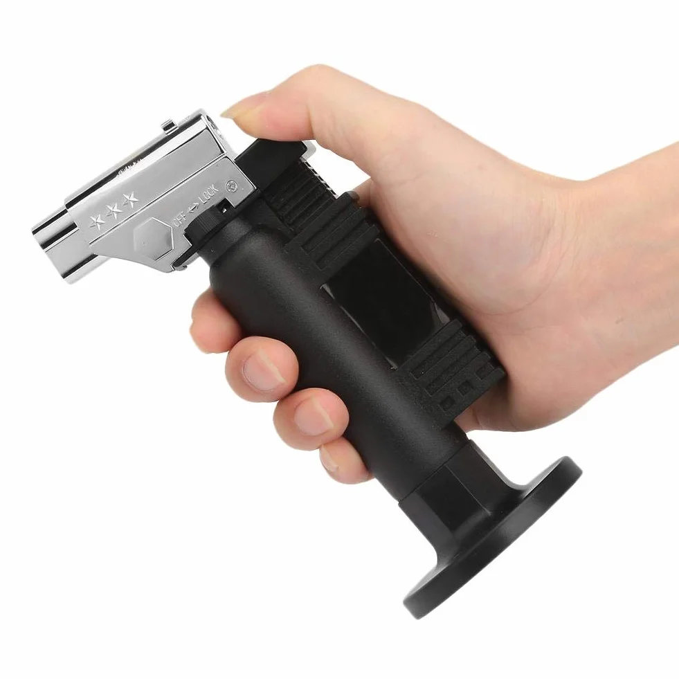 Torcia Bruciatore a Gas Butano 1300 ℃ Cannello Cucina Regolabile Strumento Saldatura