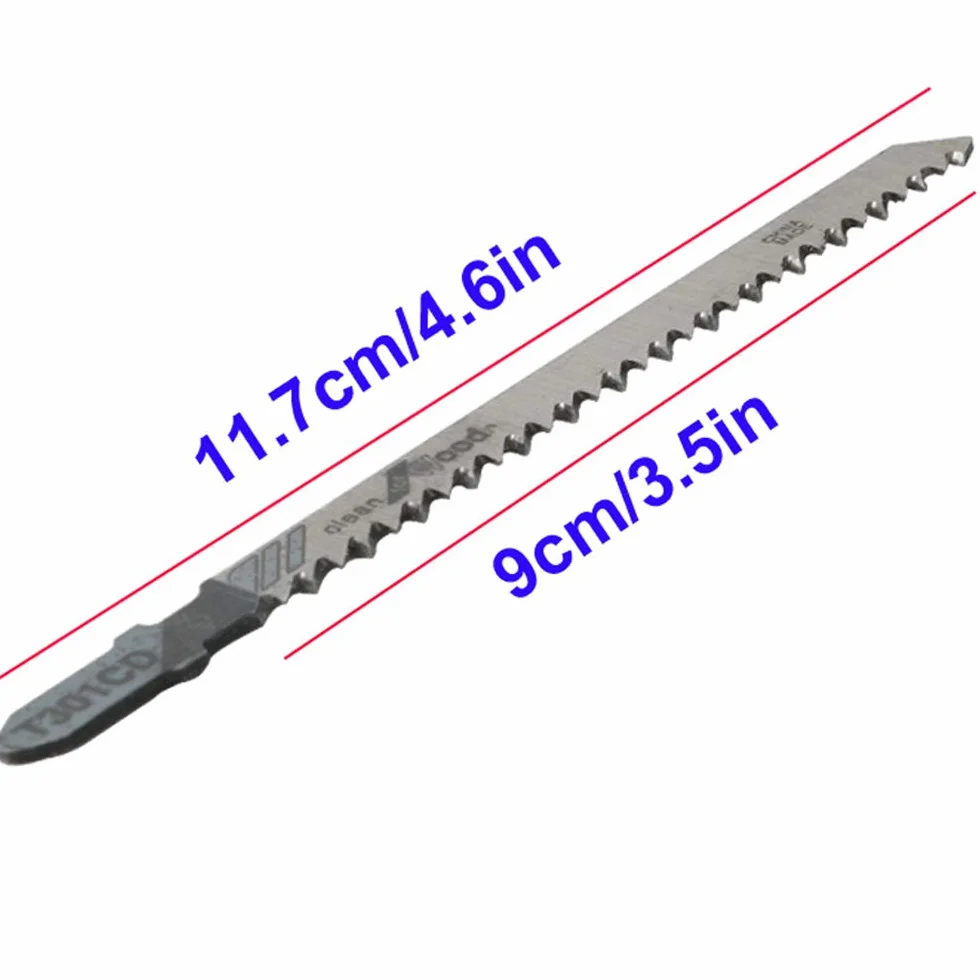 CESFONJER 10 Pcs HCS - T301CD Lama per Seghetto Alternativo, Set di Lame per Seghetto Alternativo per Legno Duro e Materiali Legnosi Abrasivi