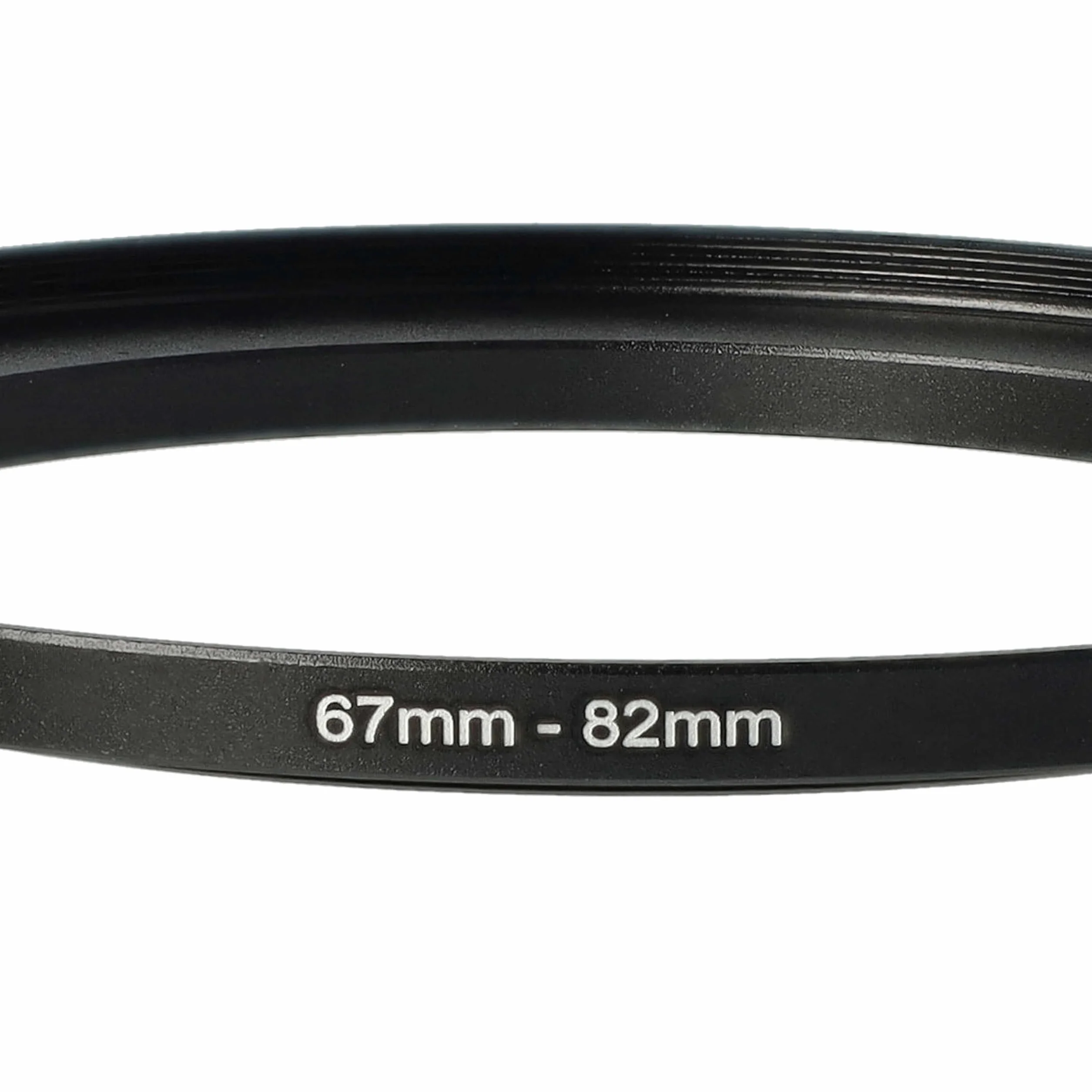 vhbw anello step-up 67mm - 82mm per obiettivo fotocamera - Adattatore filtro, metallo nero